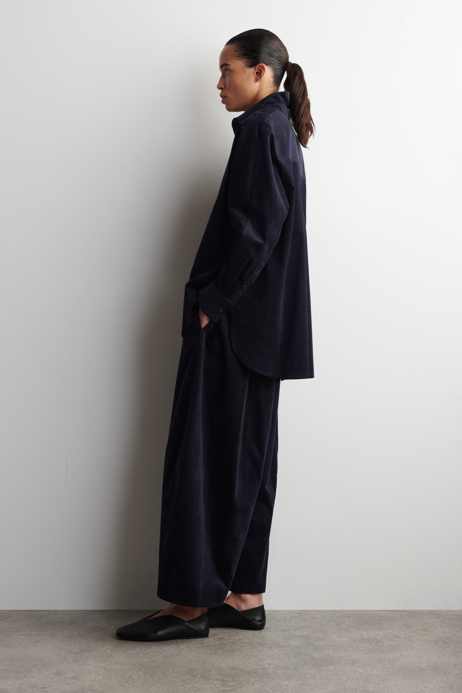 CORDHEMD - NAVYBLAU - 3