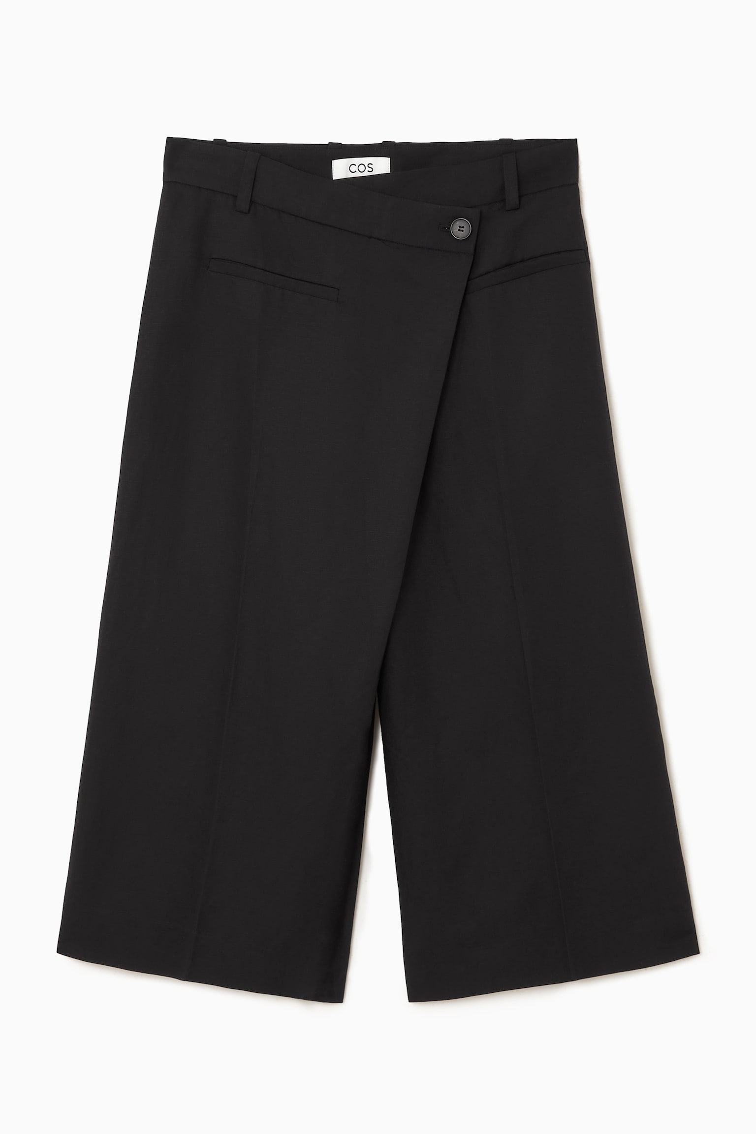 WRAP-FRONT CULOTTES - BLACK/BEIGE - 2