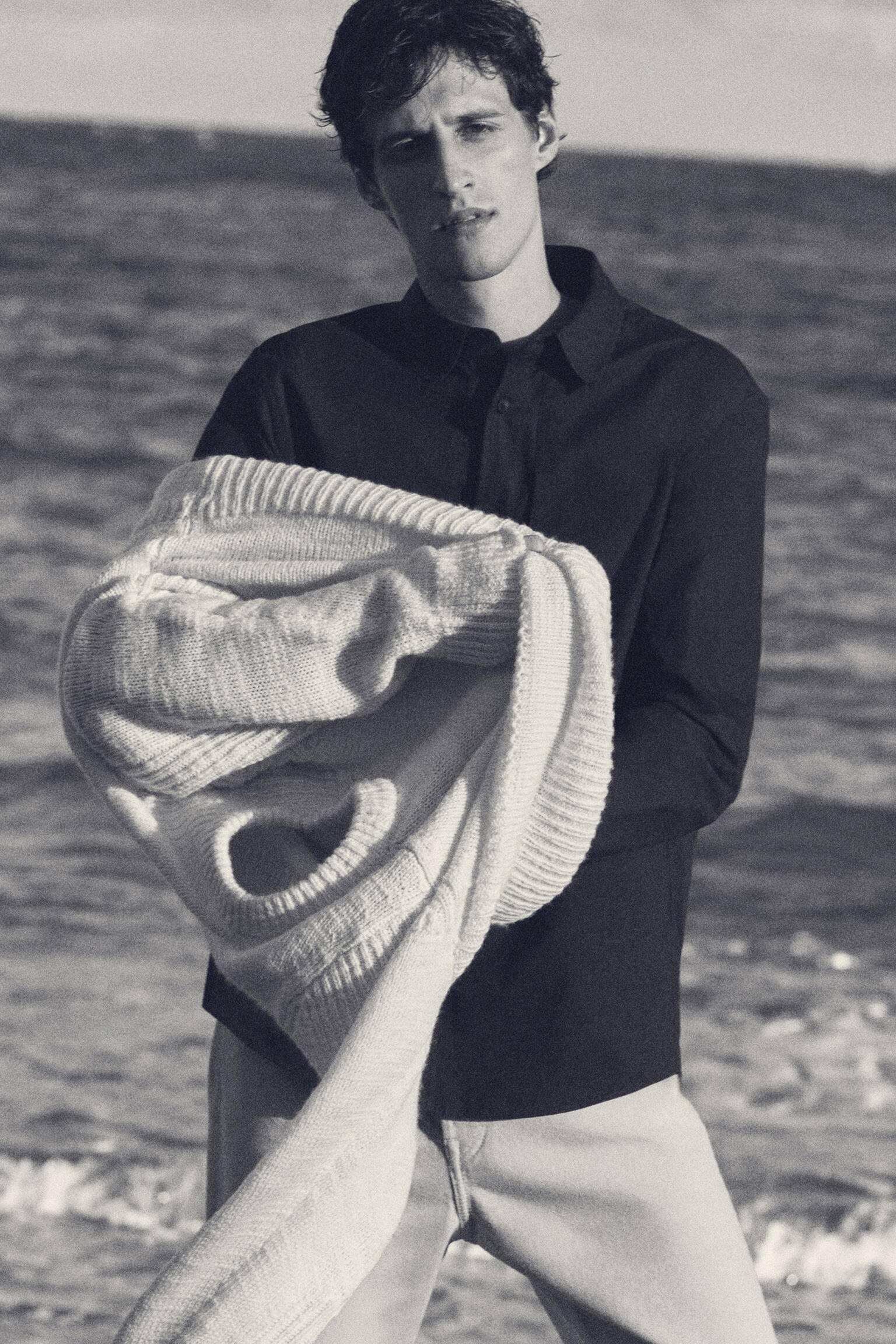 WOLLPULLOVER MIT LEITERMUSTER - CREME - 4