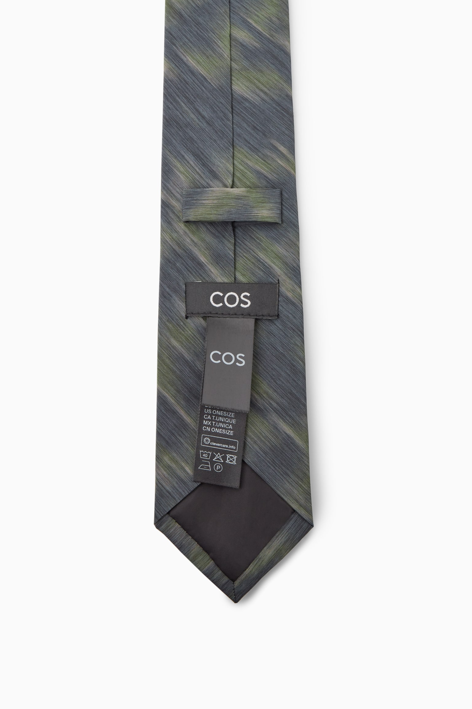 ANIMAL-JACQUARD SLIM TIE - BLACK / ANIMAL PRINT - 3