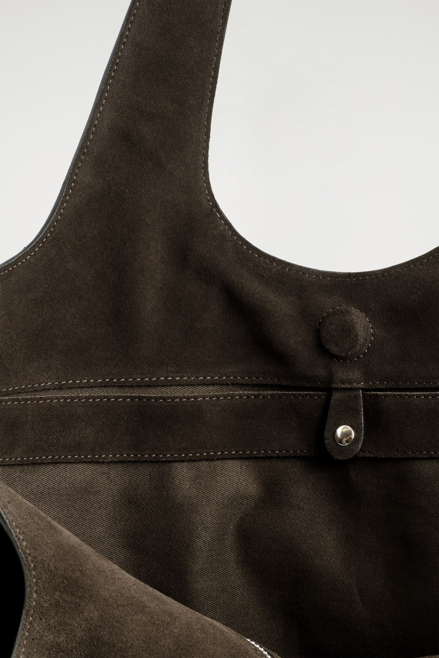 GEBOGEN TOTE BAG - SUEDE - BRUIN - 4