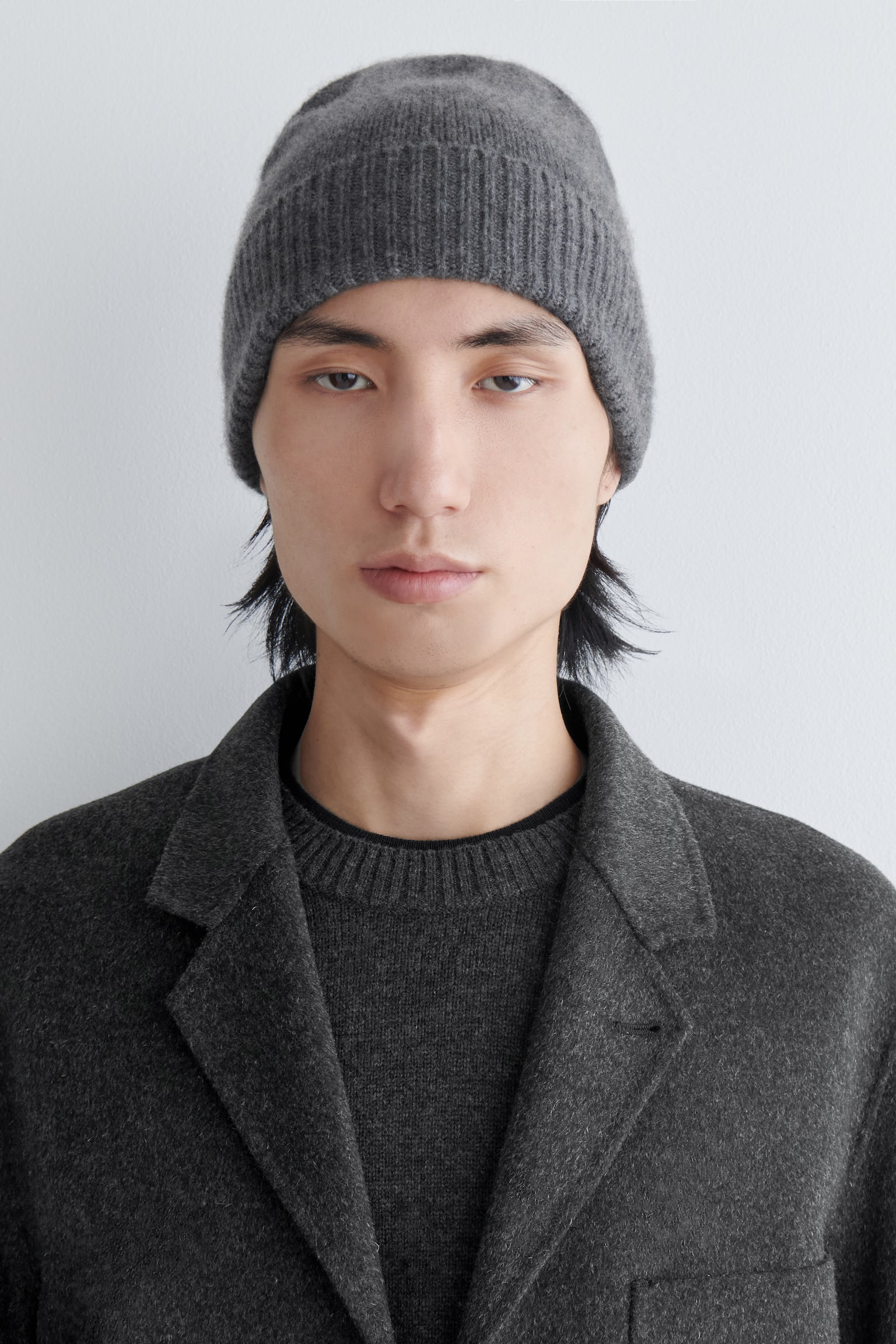 Kashmir Beanie - MØRKEGRÅ/MØRKEBRUN/SORT - 6