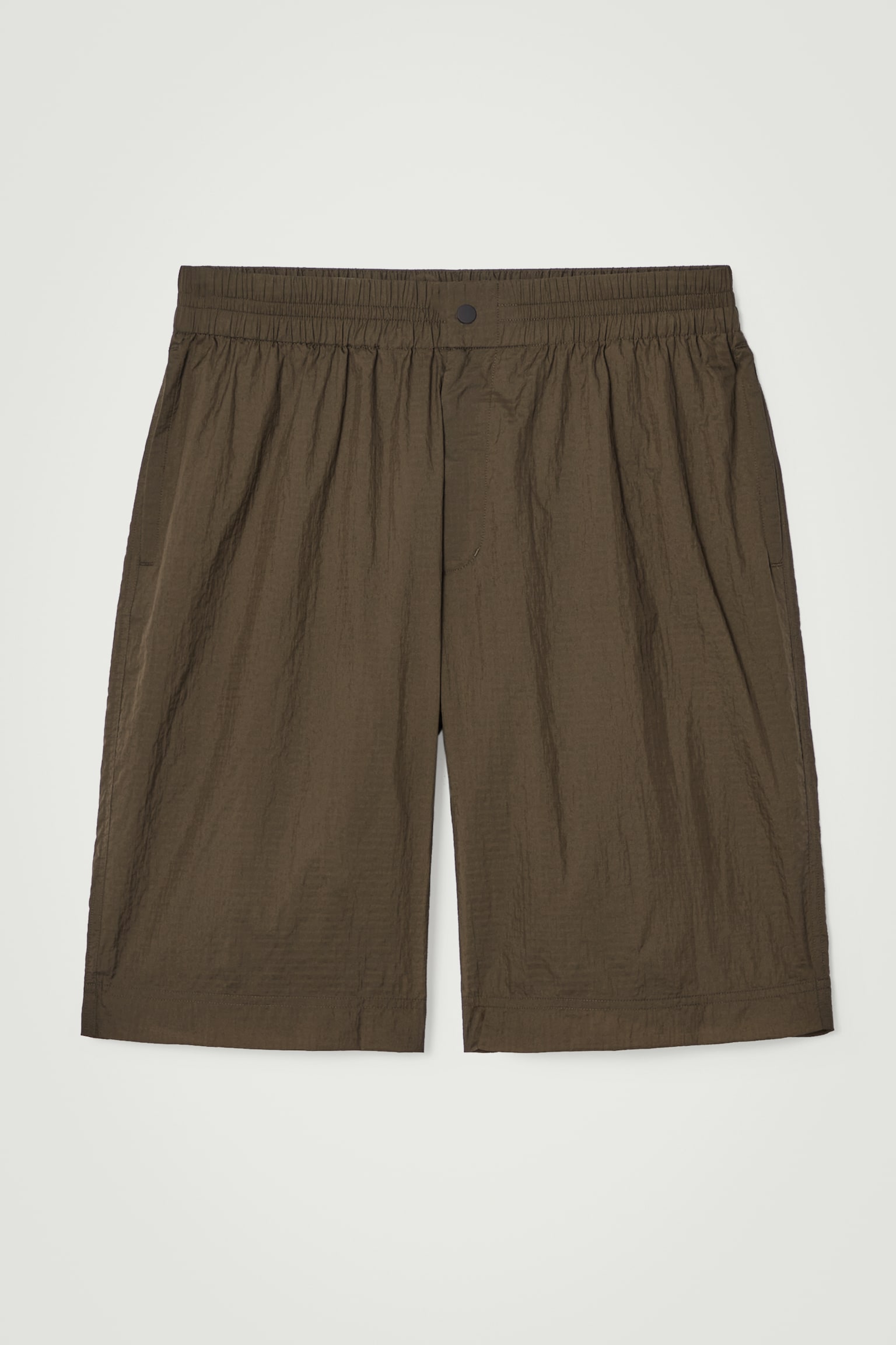 NYLON-RIPSTOP PARACHUTE SHORTS - BROWN - 2