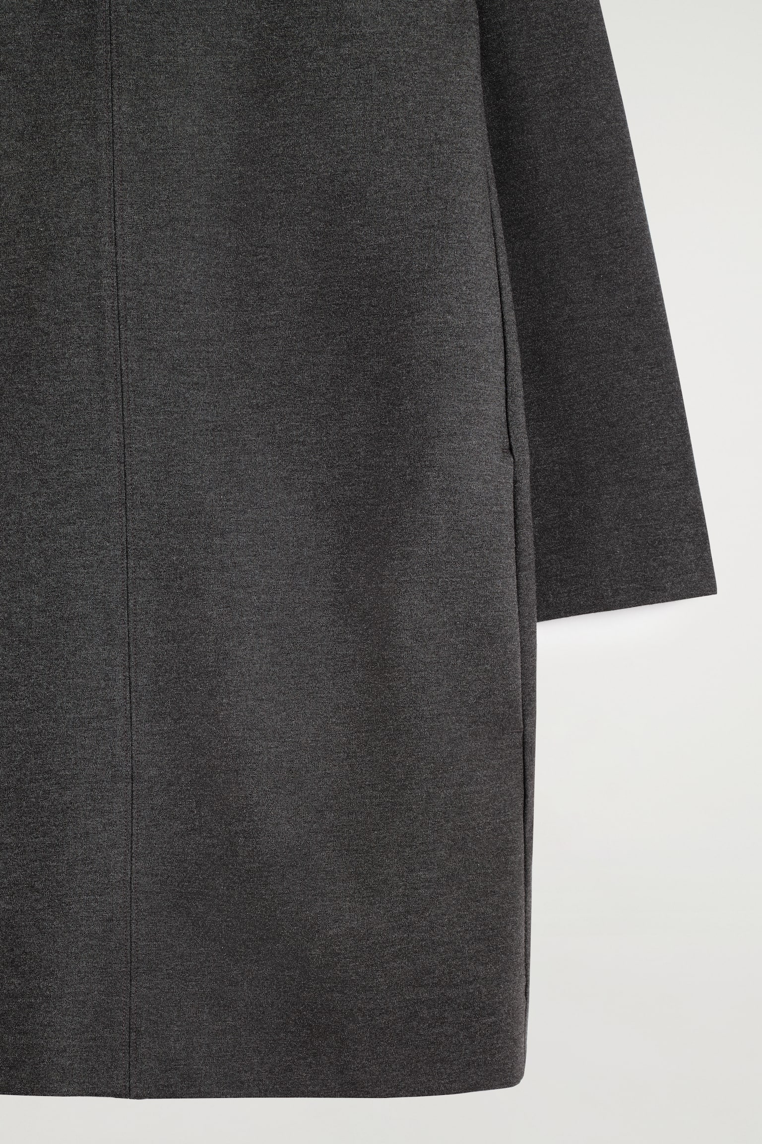 ELEGANTES MINIKLEID AUS JERSEY - DUNKELGRAU - 5