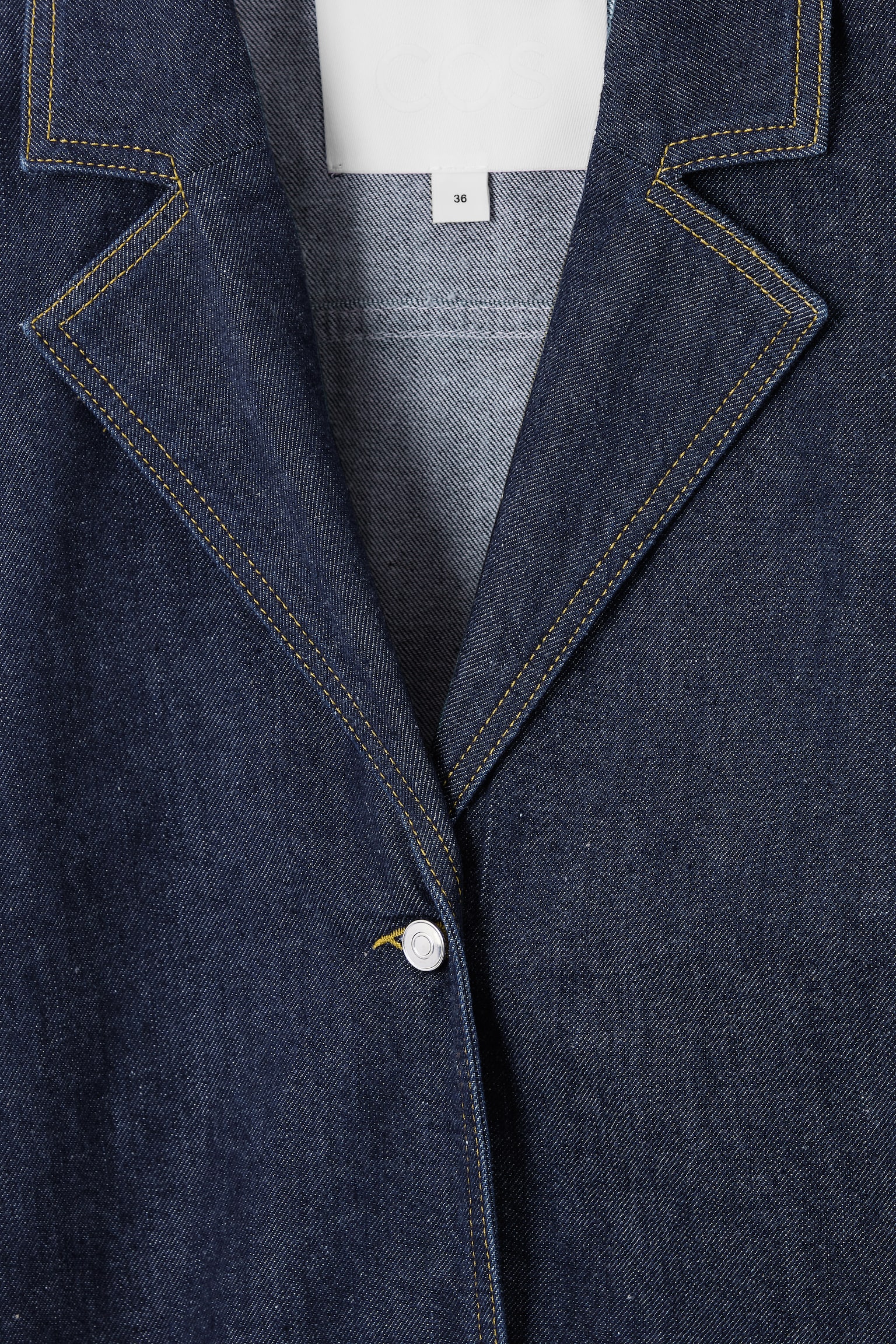 REGULAR TAILORED DENIM SHIRT - INDIGO - 6