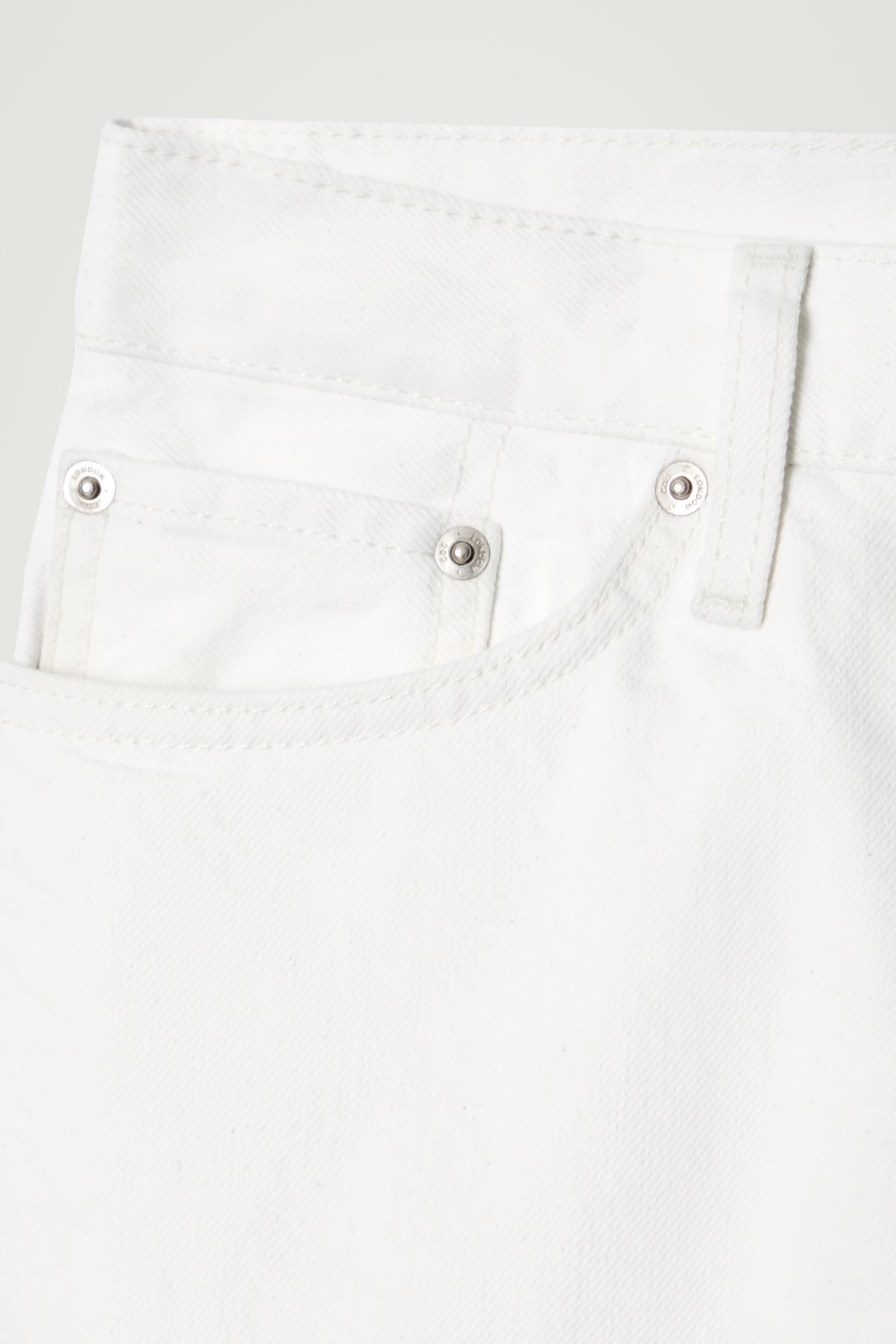 CASK BARREL-LEG JEANS - WHITE/BLUE - 5