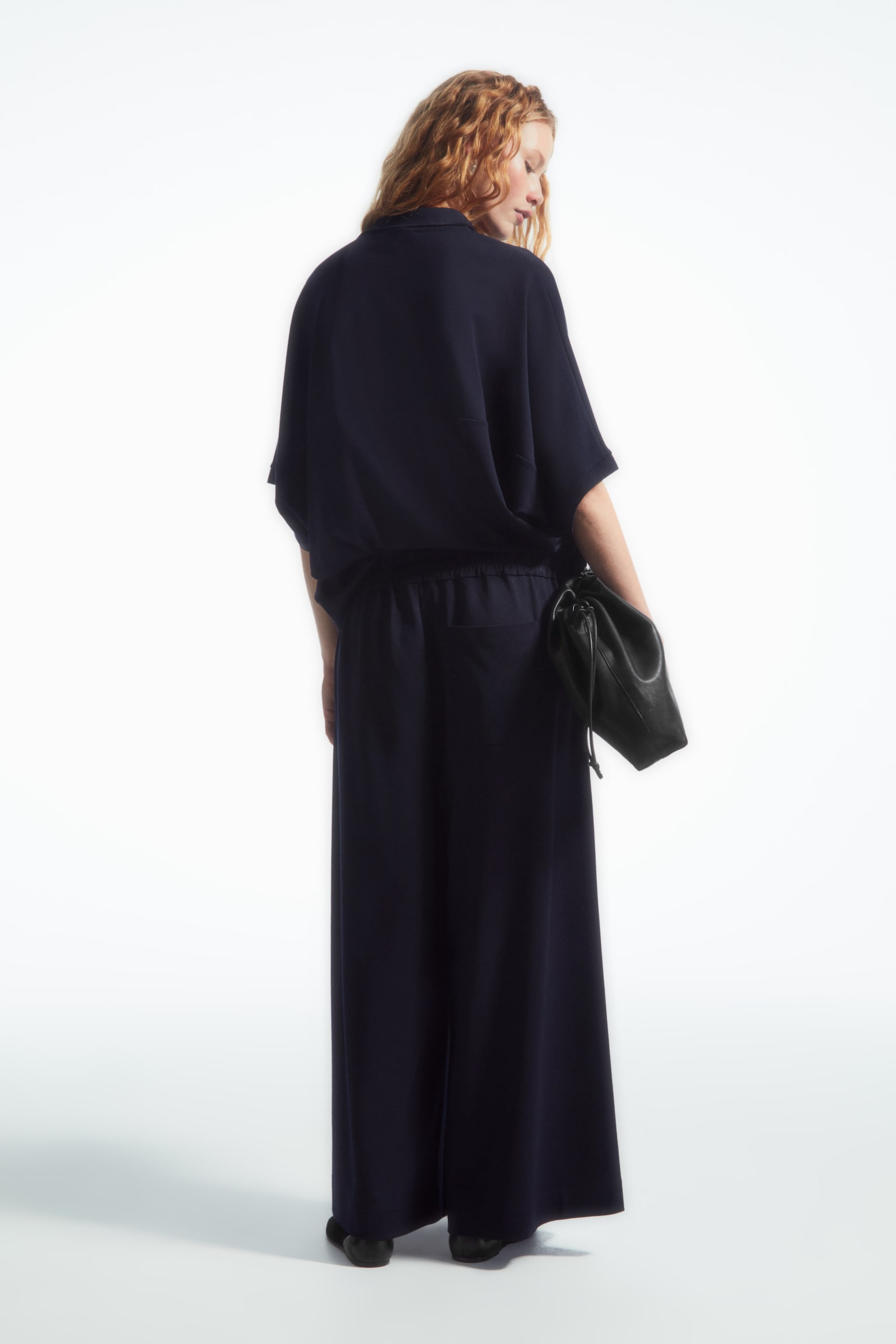 MILANO-KNIT CULOTTES - NAVY BLUE - 6