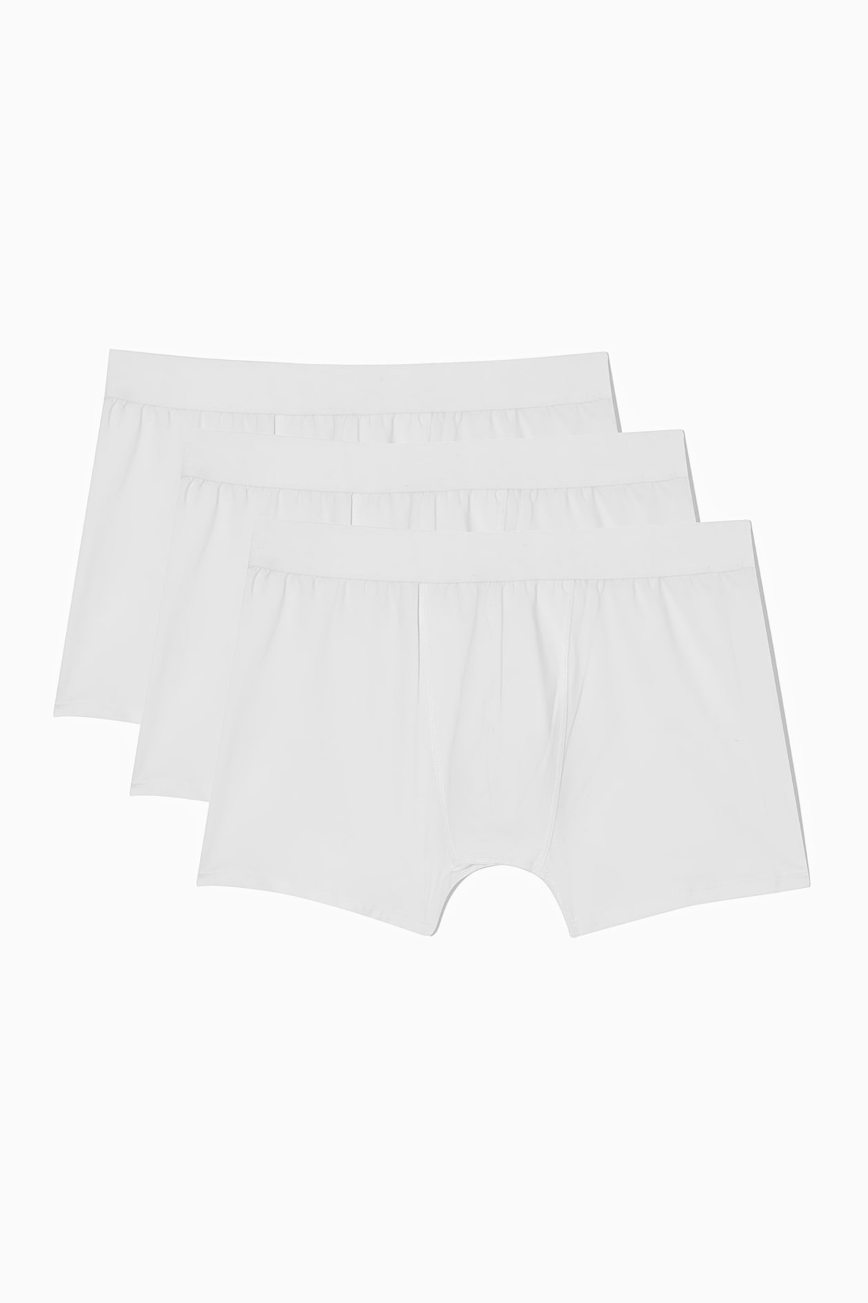 3PACK BOXERS MED BEN Normalhög midja VIT HERR H&M SE