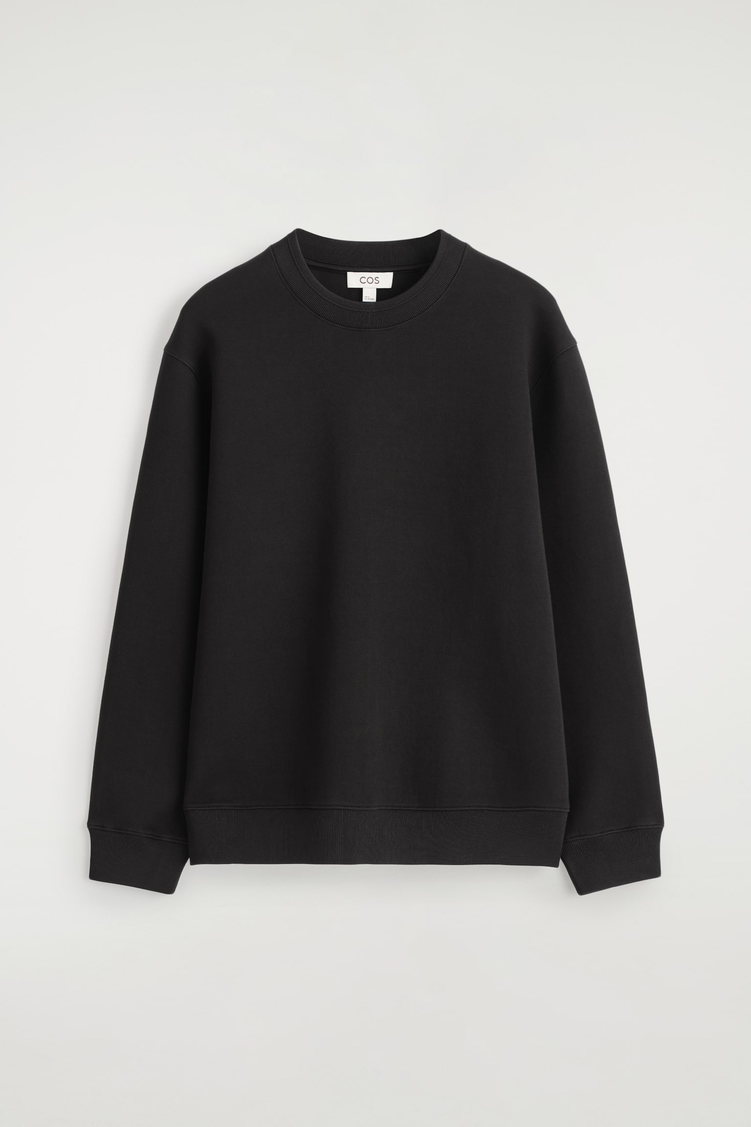 LOCKERES SWEATSHIRT AUS SCUBA - SCHWARZ/GRAU MELIERT/HELLGELB - 2