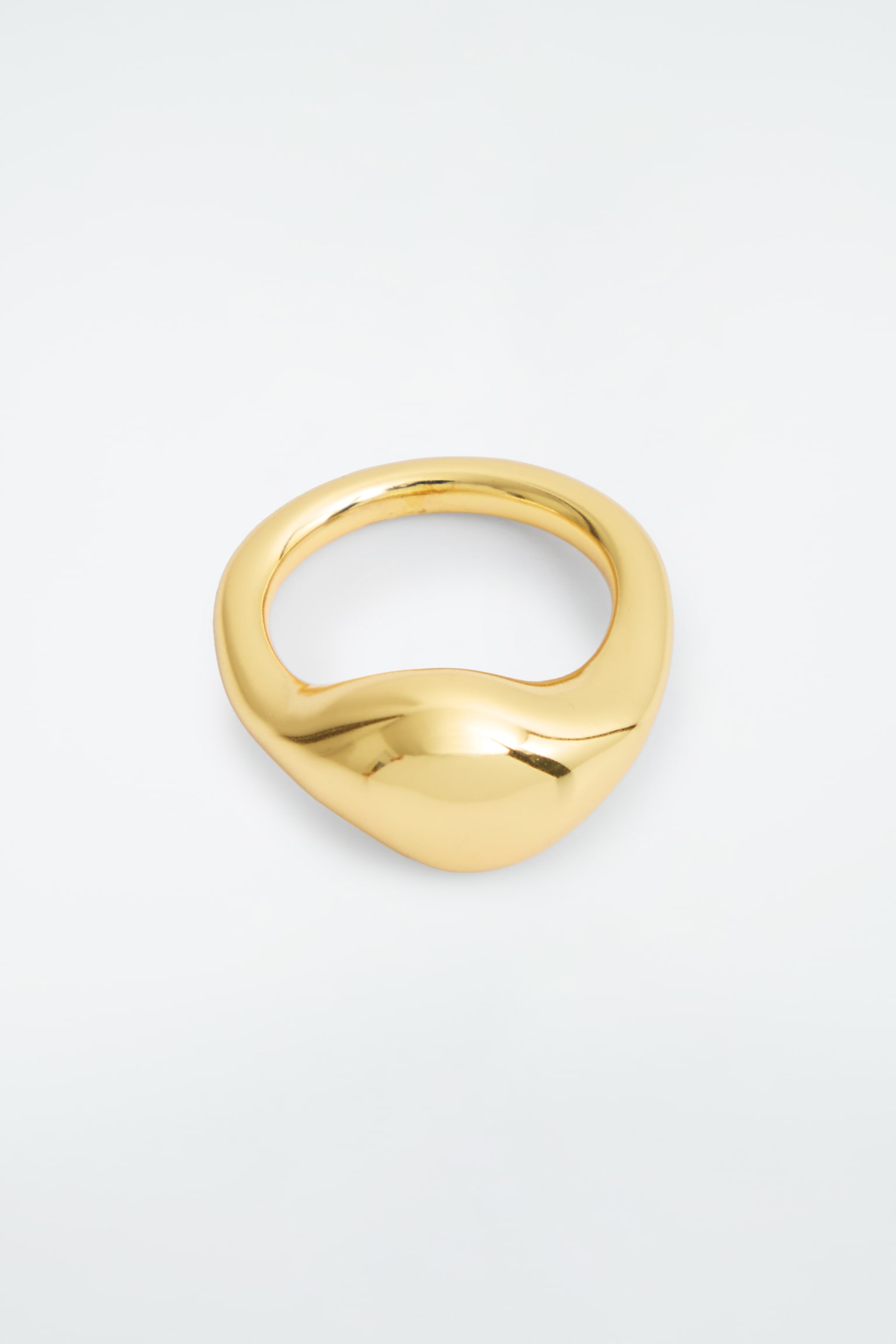 CHUNKY DROPLET PINKY RING - GOLD - 2