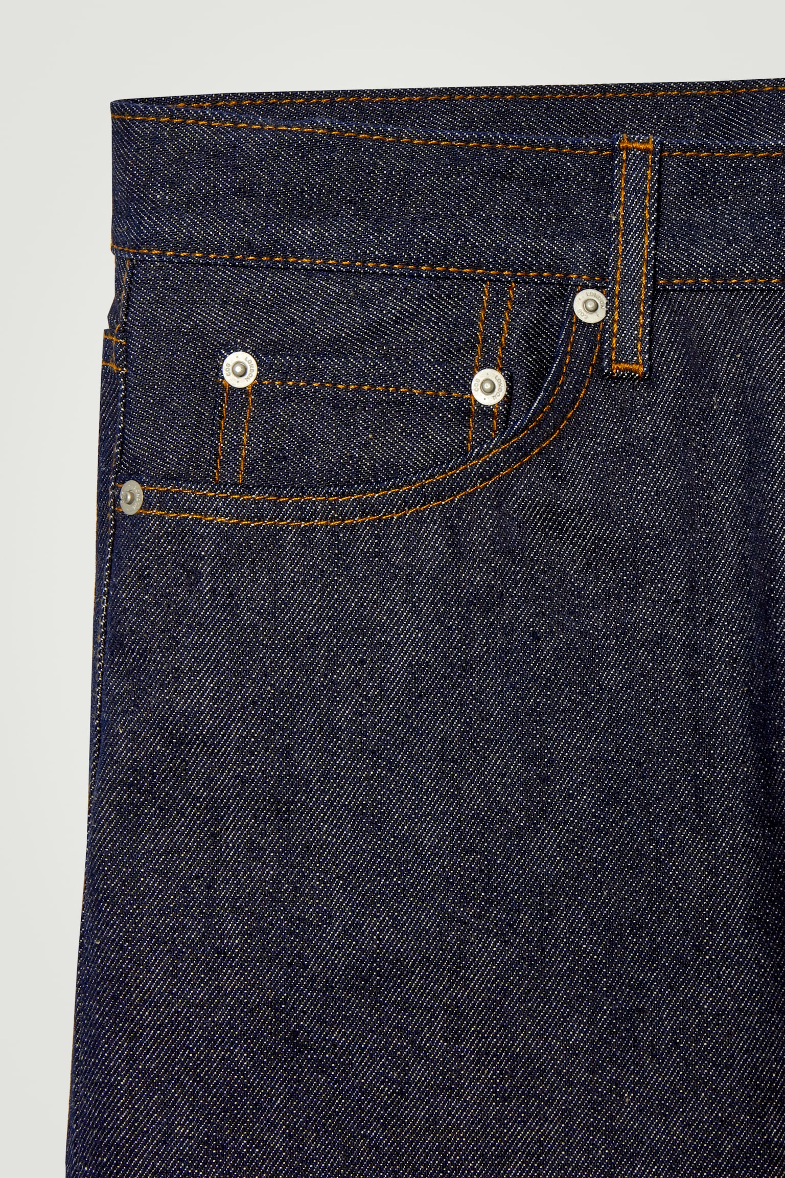 PILLAR RAW SELVEDGE TAPERED JEANS - INDIGO - 3