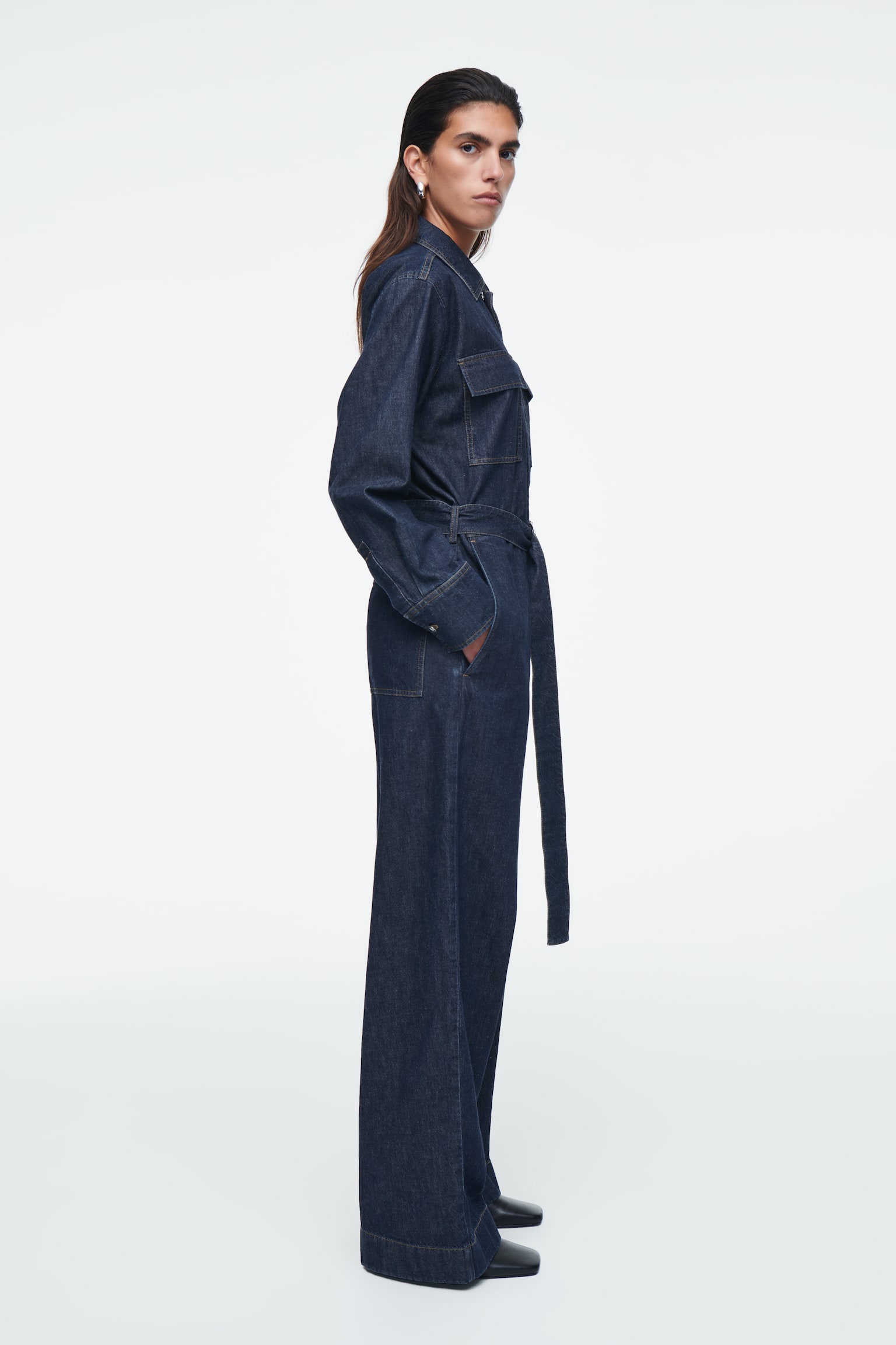 DENIM BOILERSUIT - INDIGO - 7