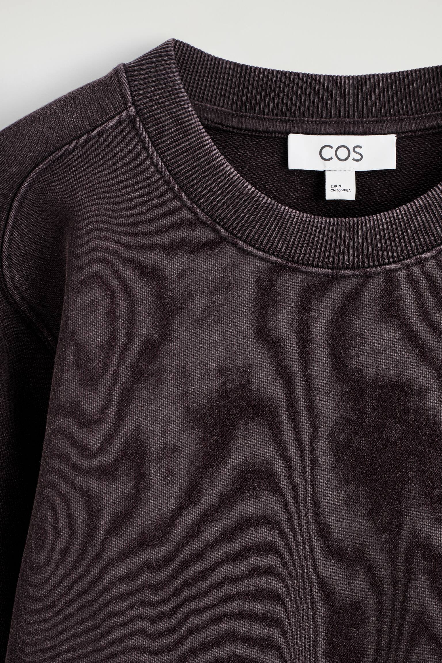 SWEAT EN COTON - VIOLET FONCÉ - 5