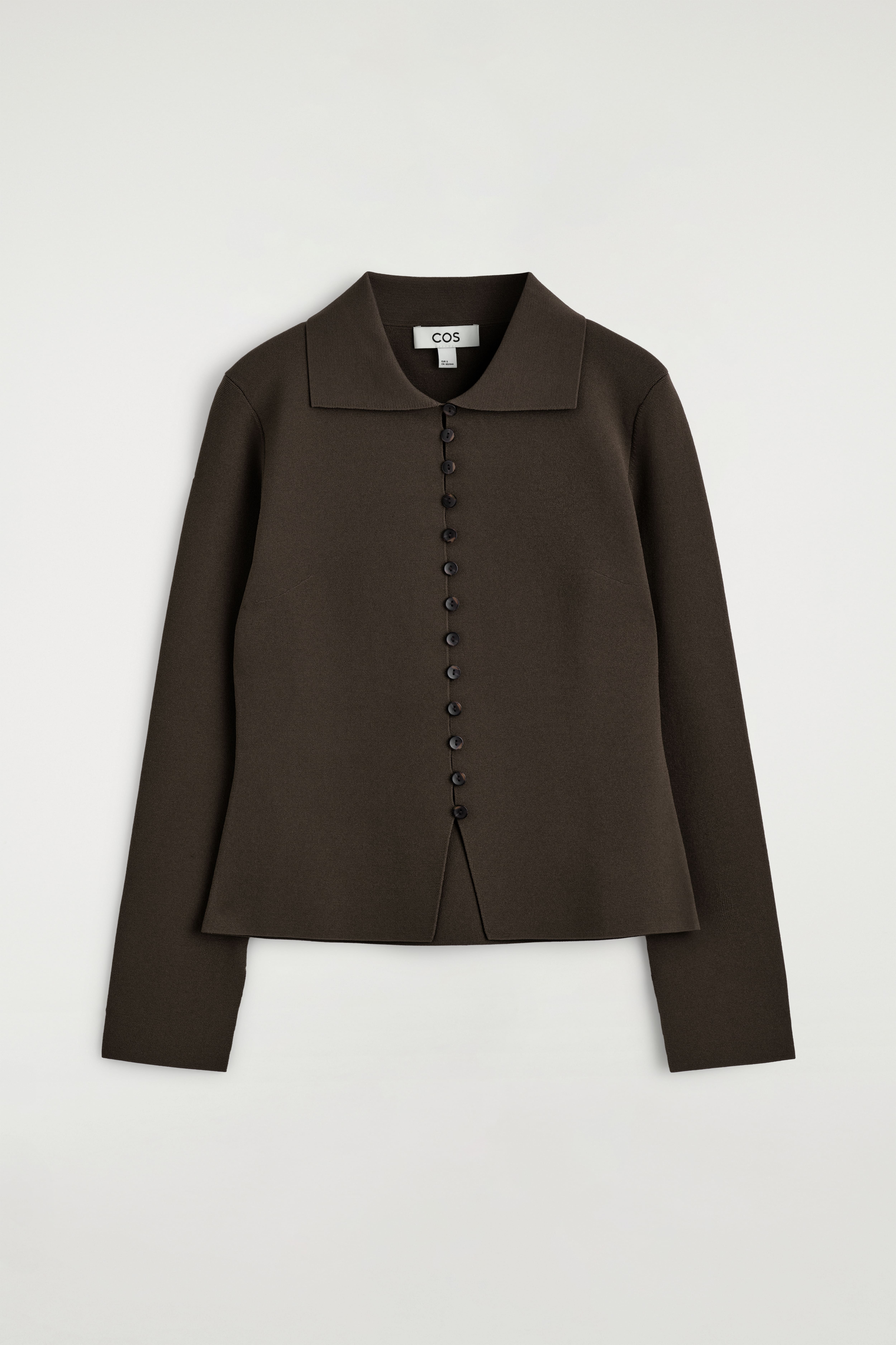 MILANOSTICKAD KOFTA MED DEFINIERAD MIDJA - MÖRKBRUN/ROSTBRUN