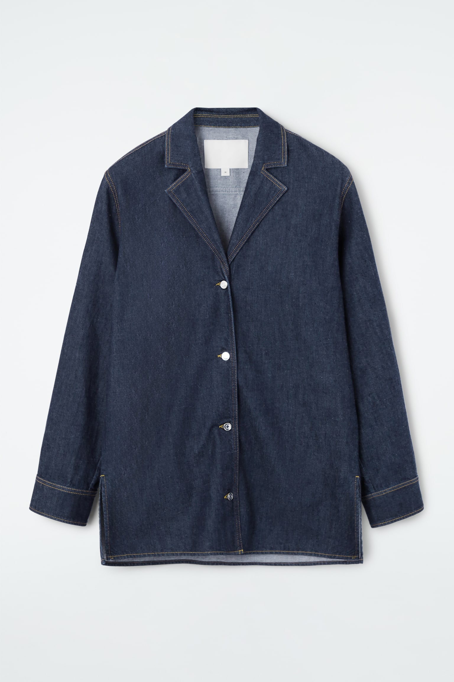 REGULAR TAILORED DENIM SHIRT - INDIGO - 2