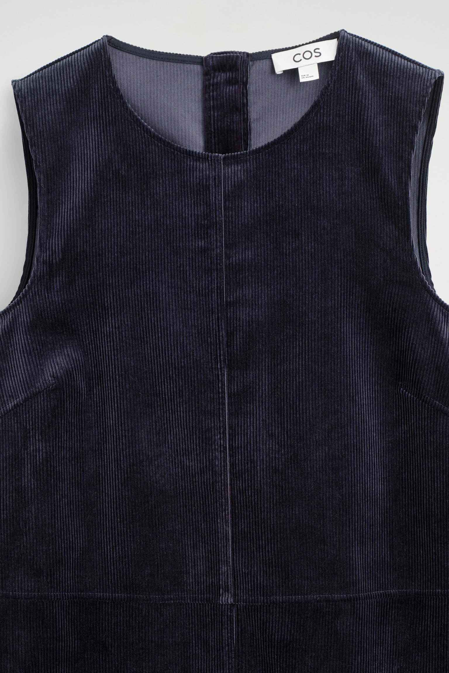 MIDIKLEID AUS CORD IN A-LINIE - NAVYBLAU - 4