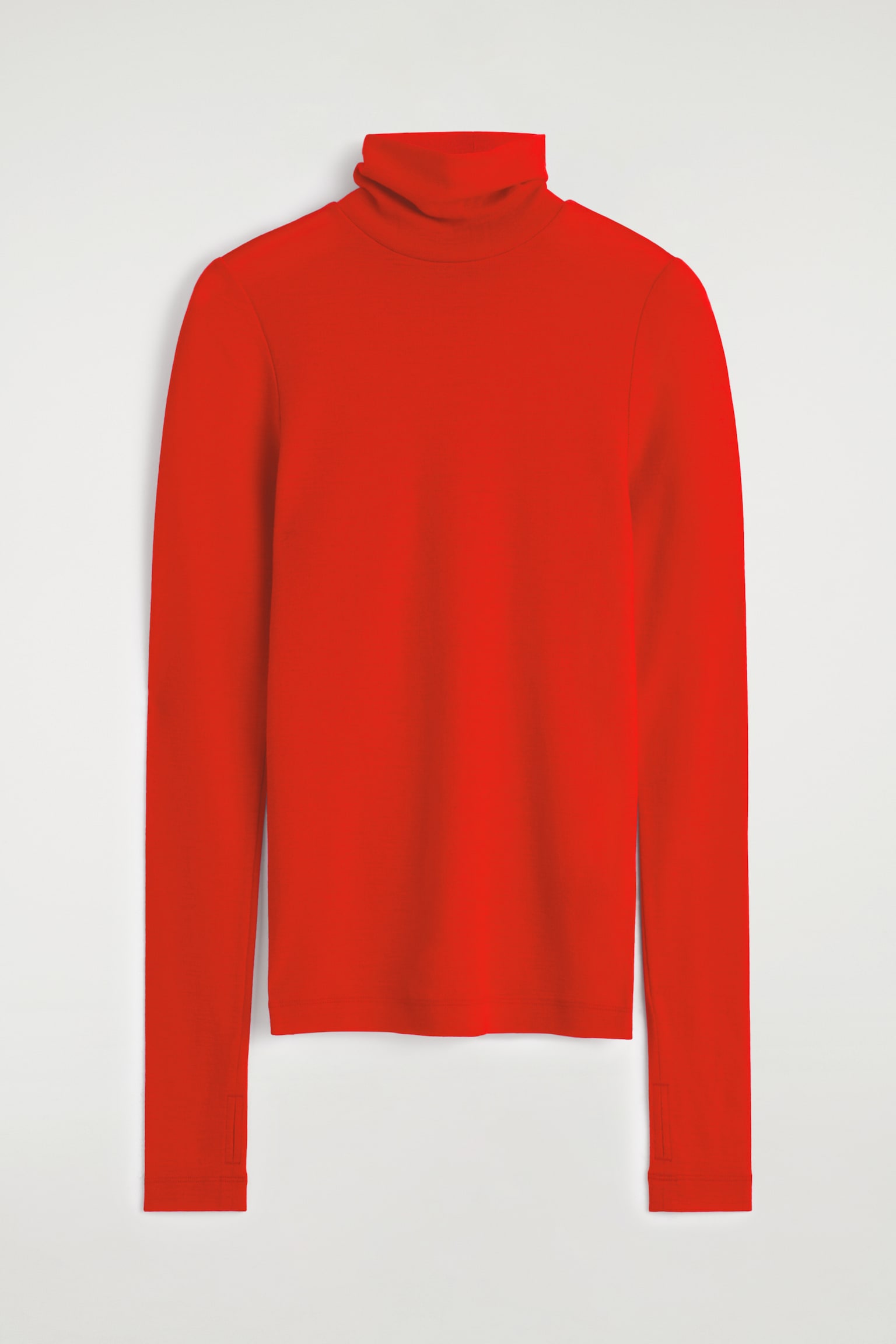 POLOJUMPER I REN ULL - ORANGE - 2