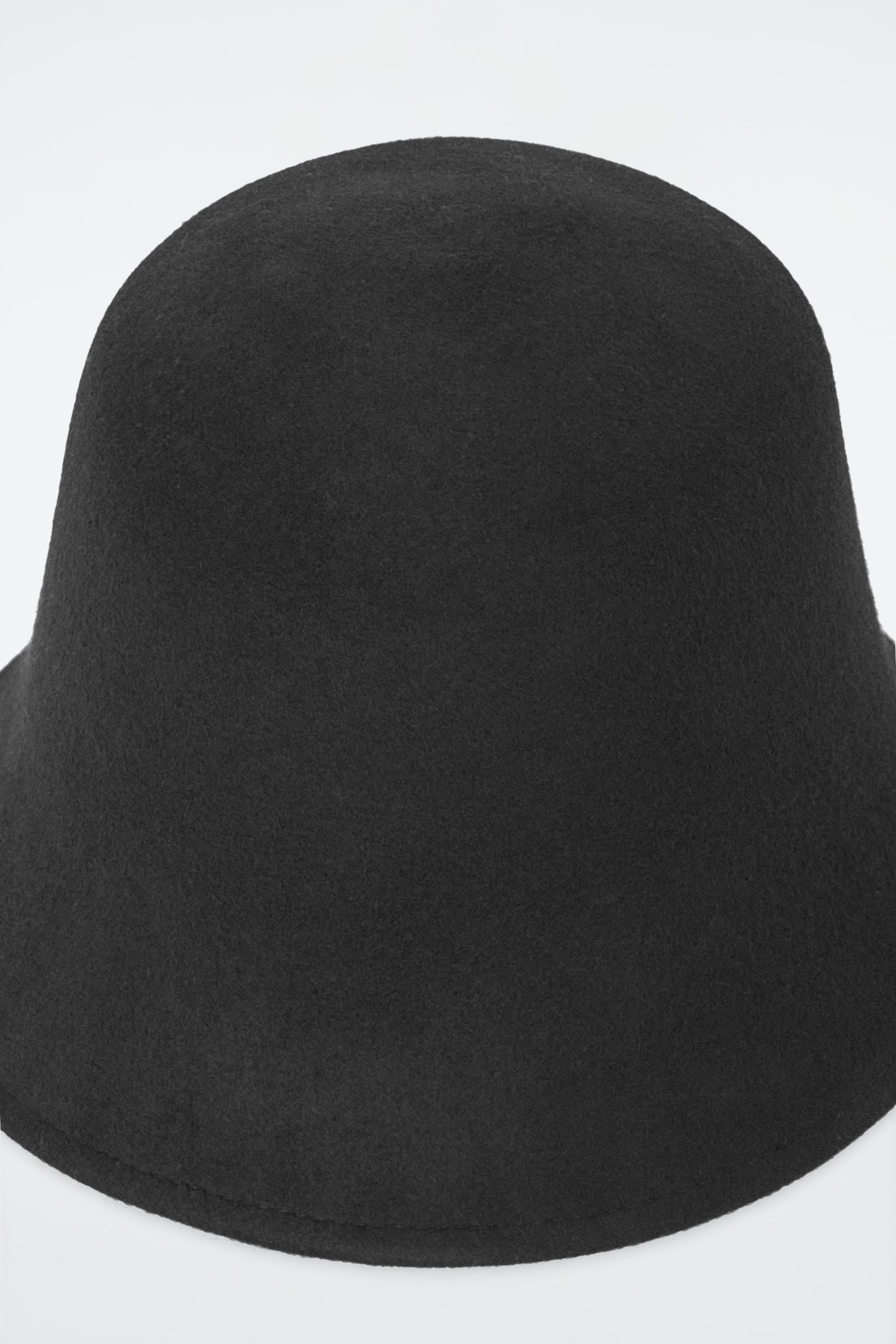 FELTED-WOOL BUCKET HAT - BLACK - 4