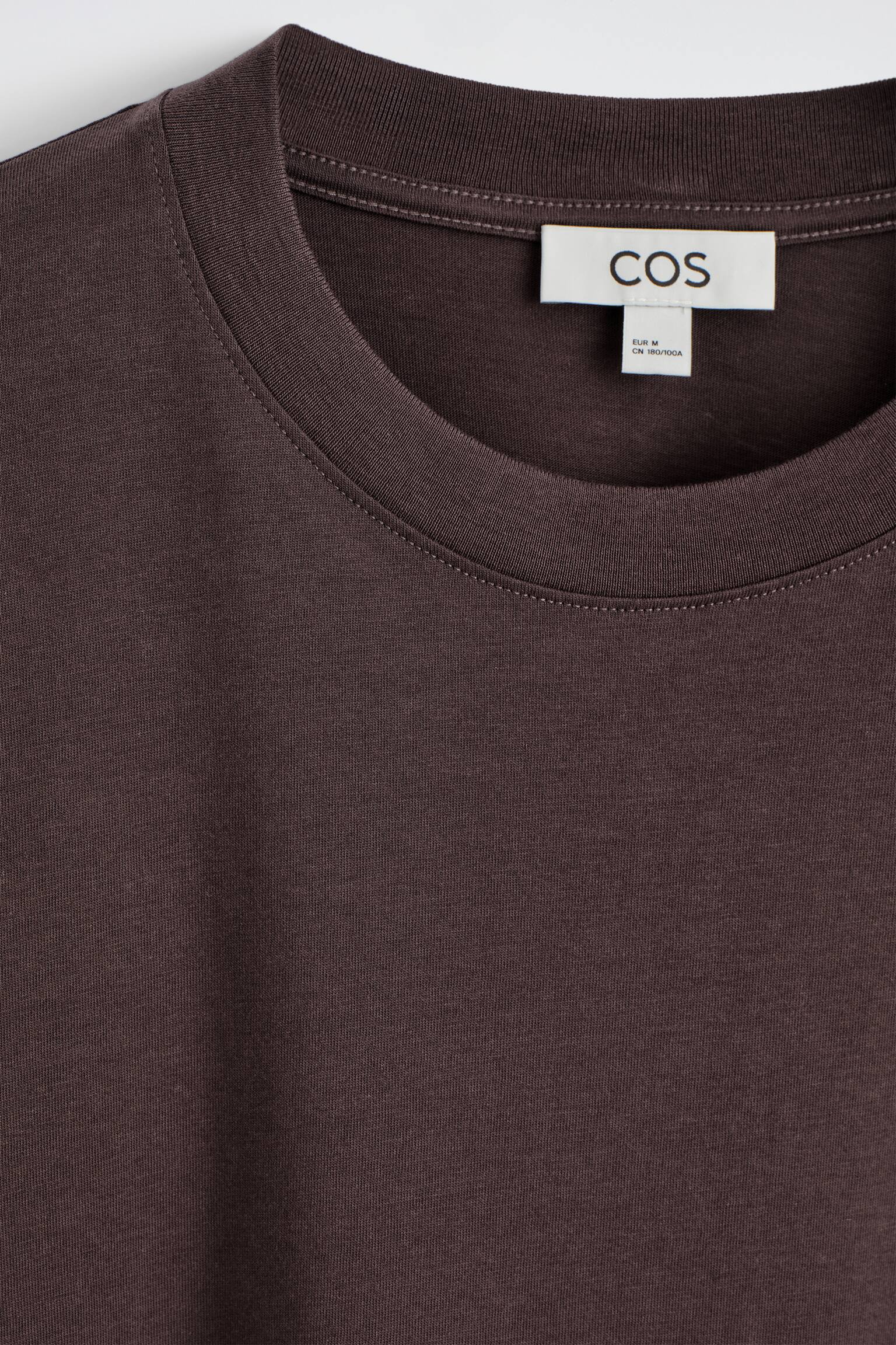 Ontspannen lichtgewicht katoenen T-shirt - DONKERBRUIN/MARINEBLAUW/LICHTGROEN/ZWART/WIT - 4