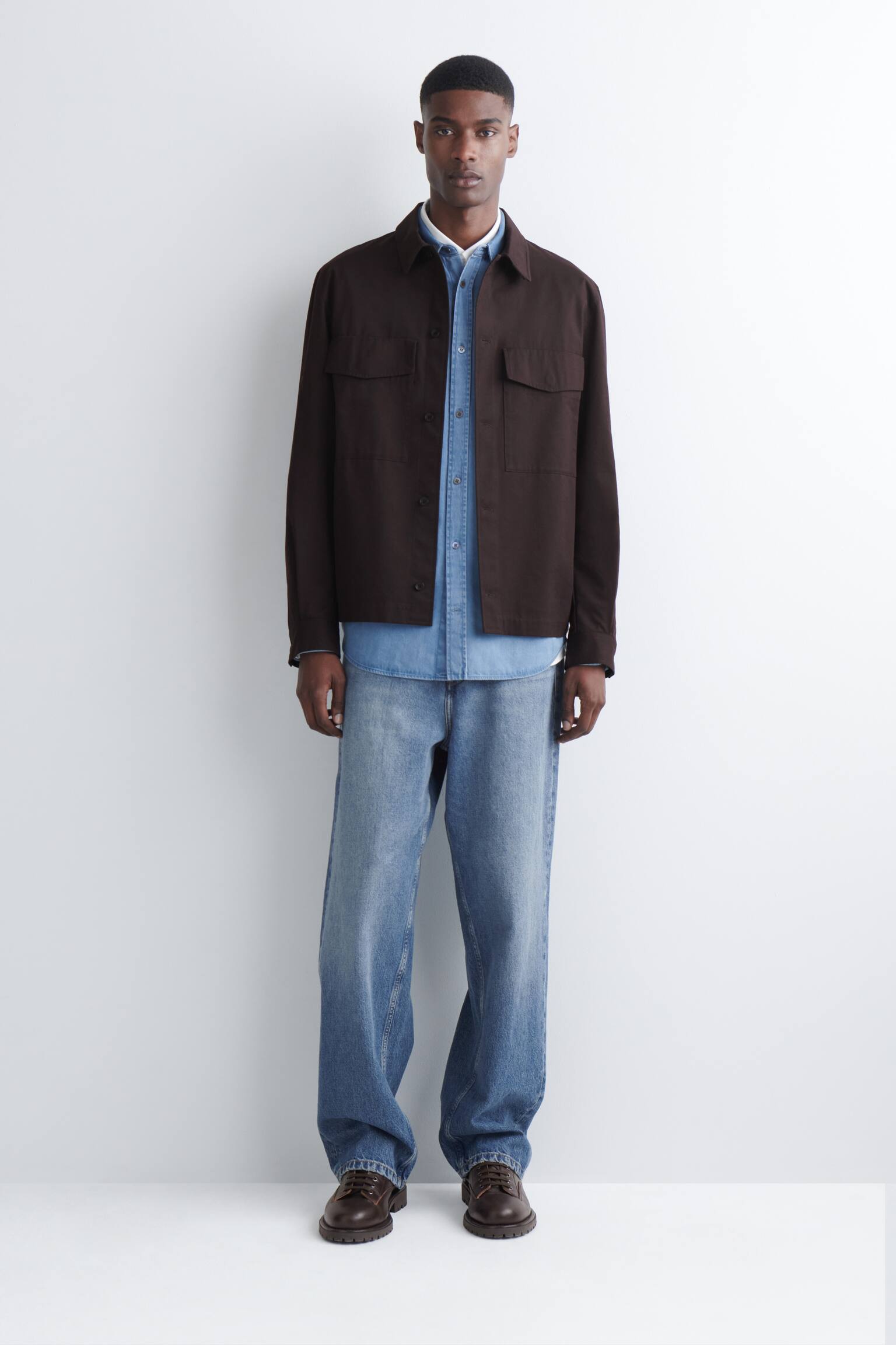 CAMICIA IN DENIM - BLU - 6
