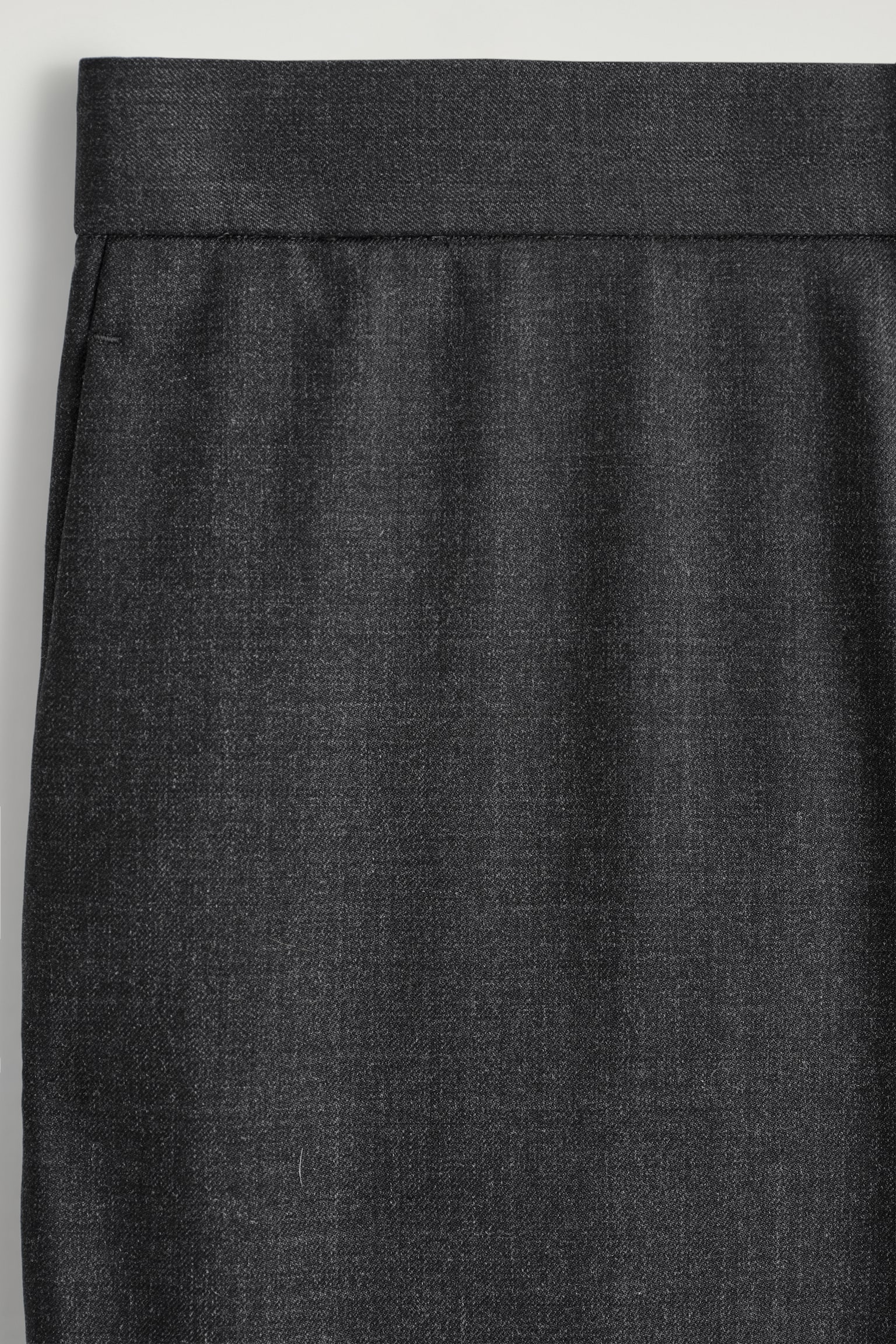 SMALA BYXOR I ULL - MÖRKGRÅ/SVART - 6