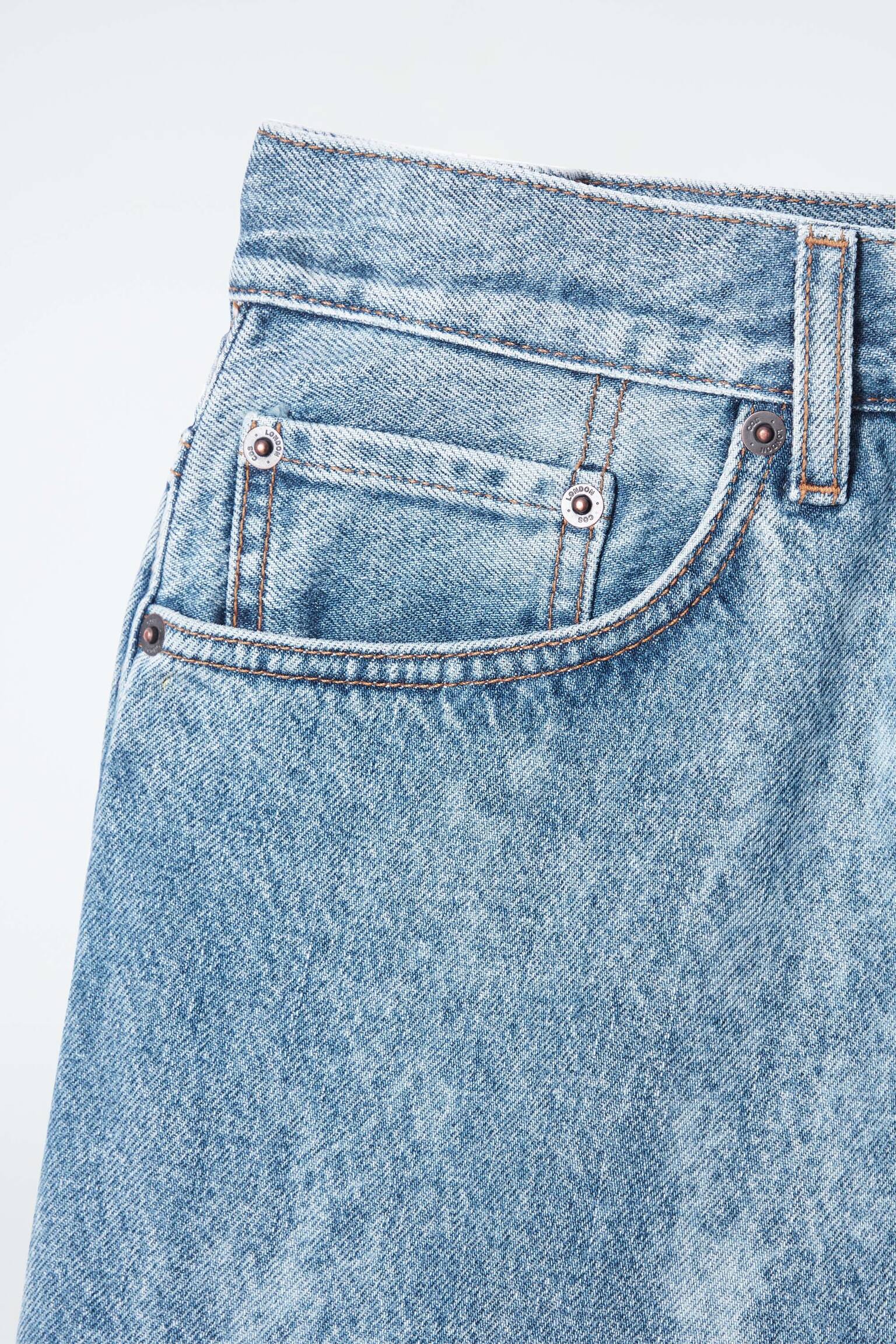 VOLUME WIDE-LEG JEANS - BLUE/PETROL BLUE/WASHED BLACK/DUSTY BLUE/MID-BLUE/LIGHT BLUE/LIGHT BLUE - 7