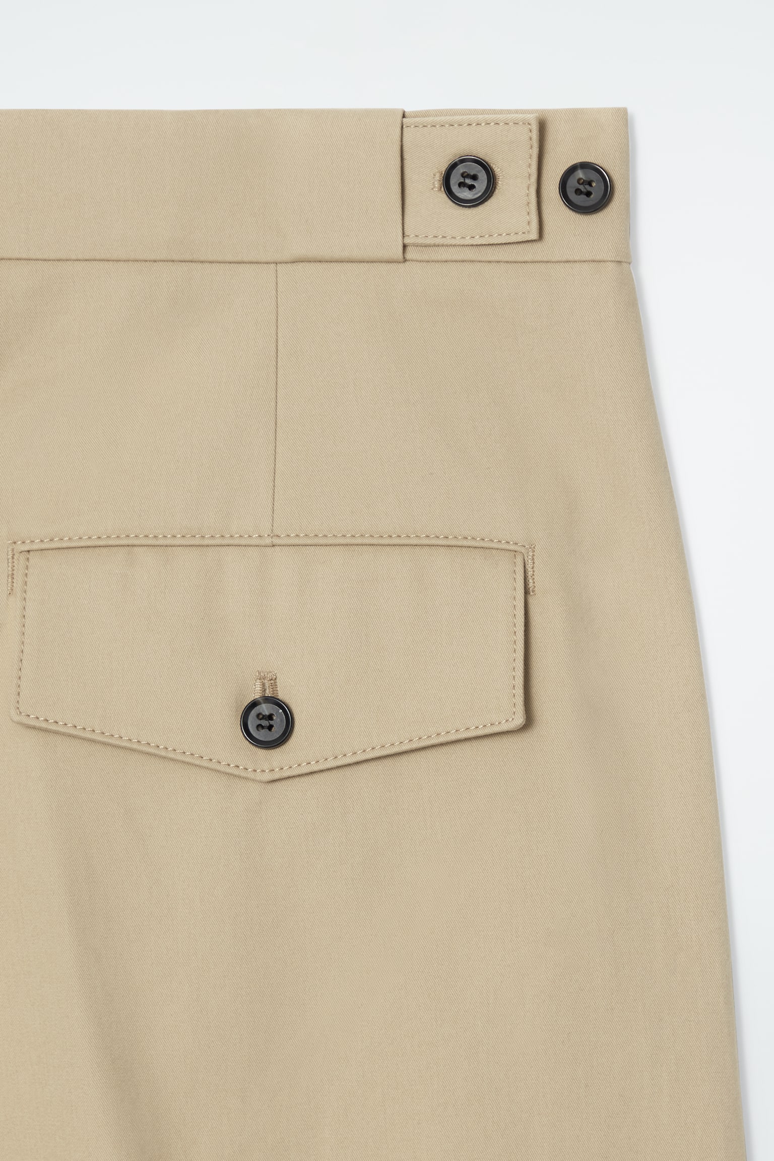 COTTON-TWILL CHINOS - BEIGE/BROWN - 3