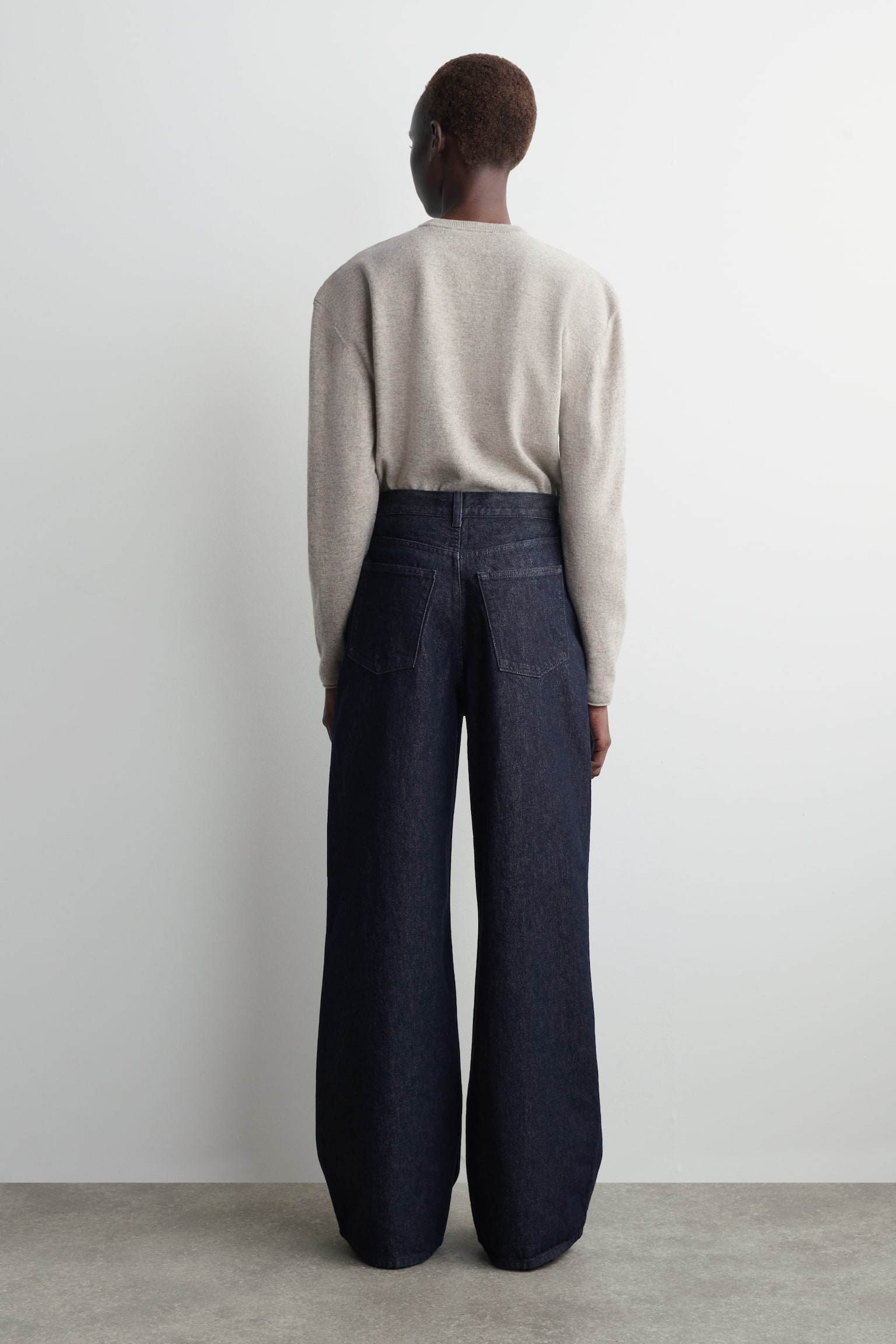 DIAL JEANS MIT WEITEM BEIN - Dunkelblau/SCHWARZ - 3