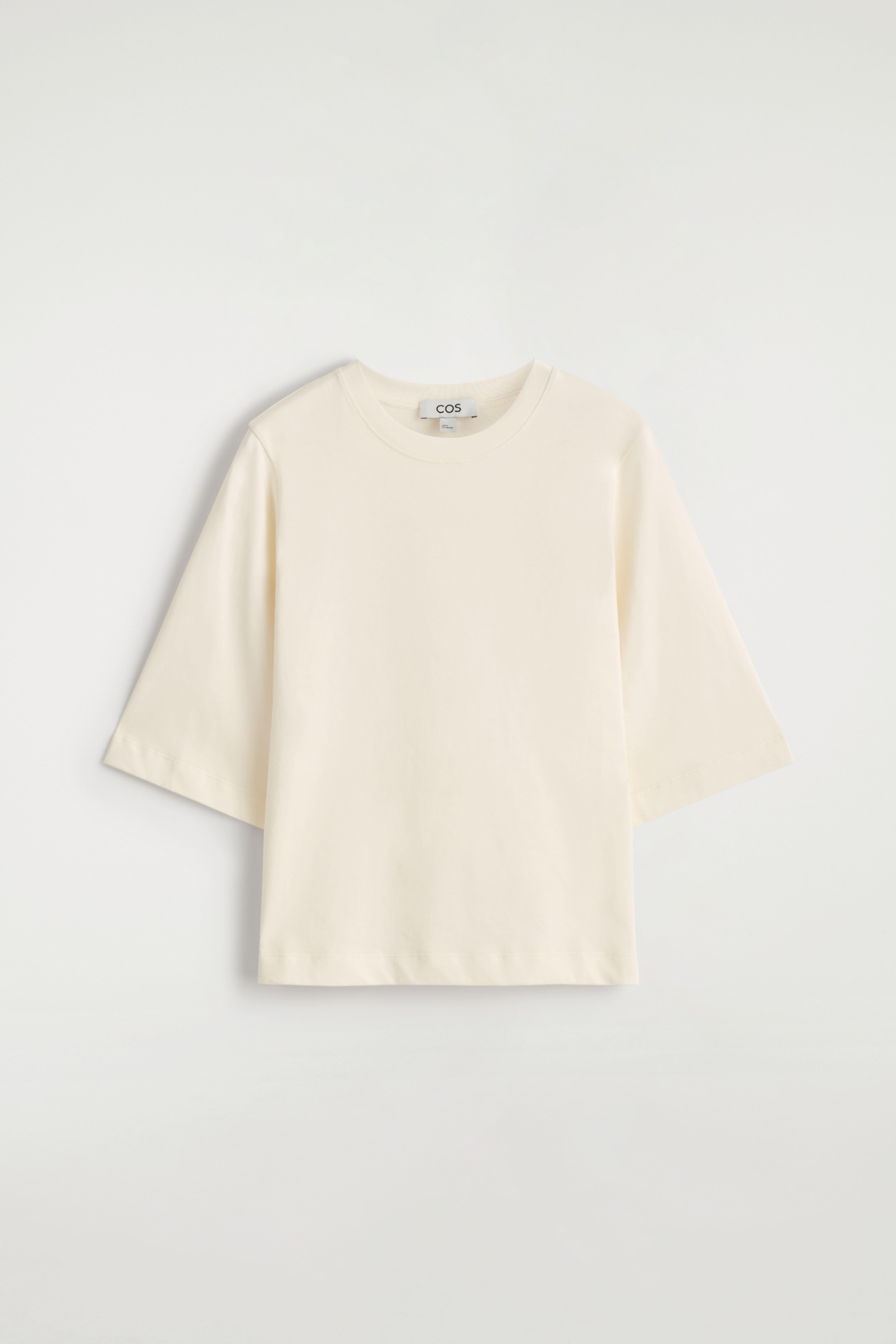 T-SHIRT IN COTONE - CREMA/BIANCO / ROSSO / A RIGHE/MARRONE SCURO