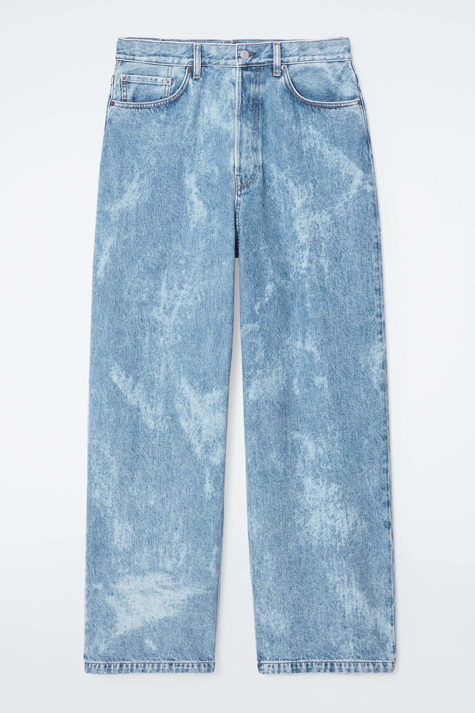 VOLUME WIDE-LEG JEANS - BLUE/PETROL BLUE/WASHED BLACK/DUSTY BLUE/MID-BLUE/LIGHT BLUE/LIGHT BLUE - 2