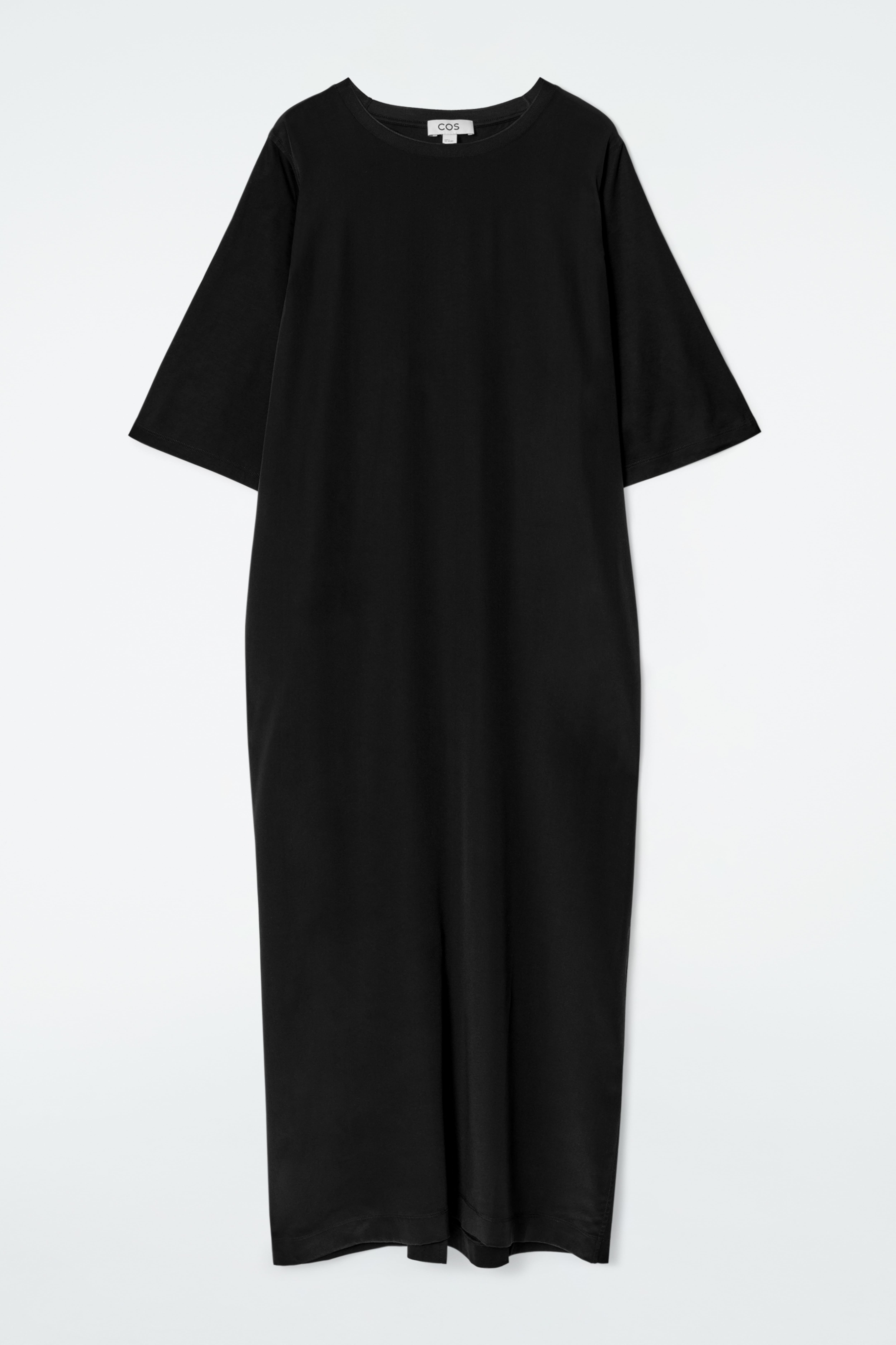 YMING Abito Casual Donna A Maniche Corte: Tunica Swing Girocollo, Colore Cachi, Taglie Fino A 5XL