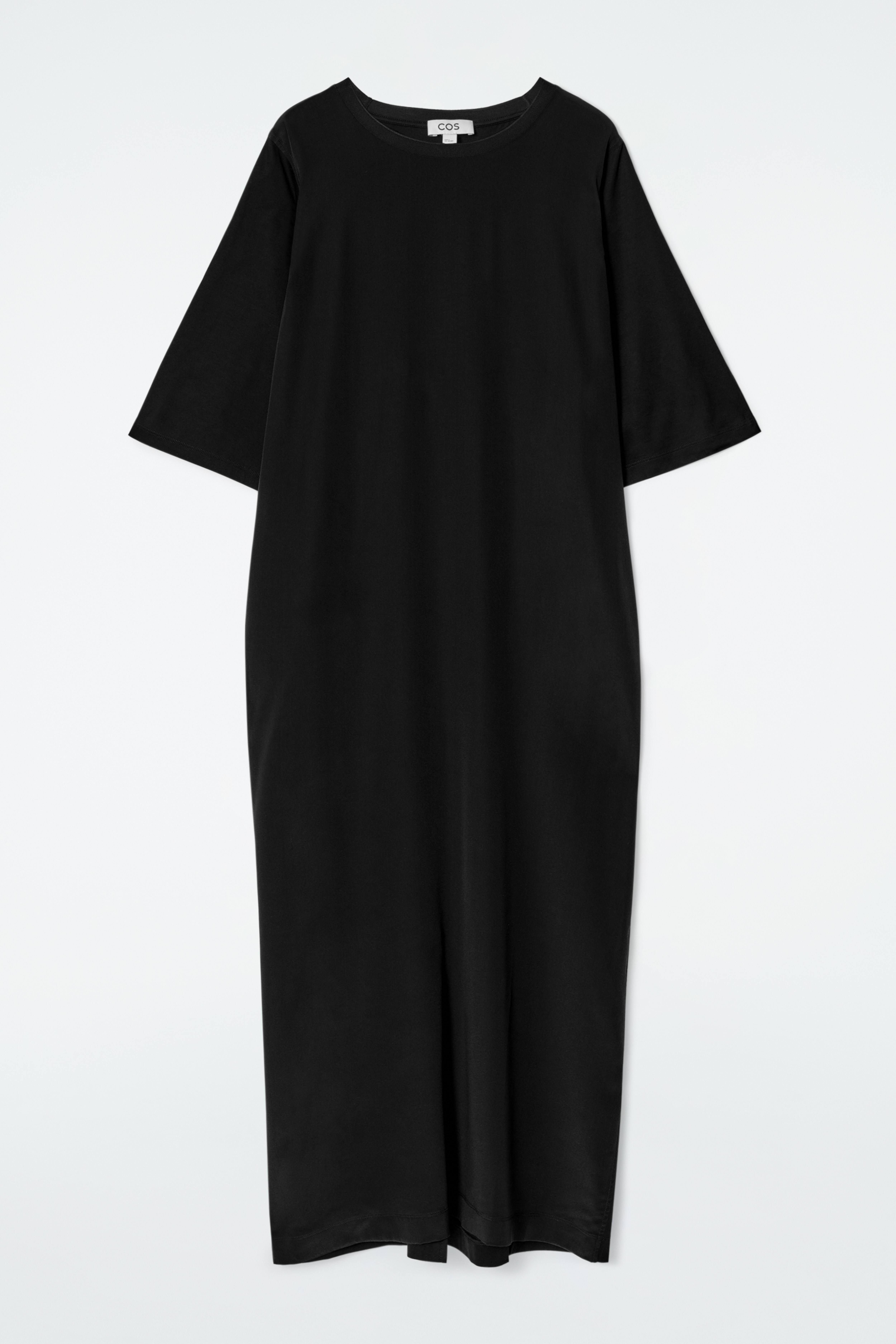 YMING Abito Casual Donna A Maniche Corte: Tunica Swing Girocollo, Colore Cachi, Taglie Fino A 5XL