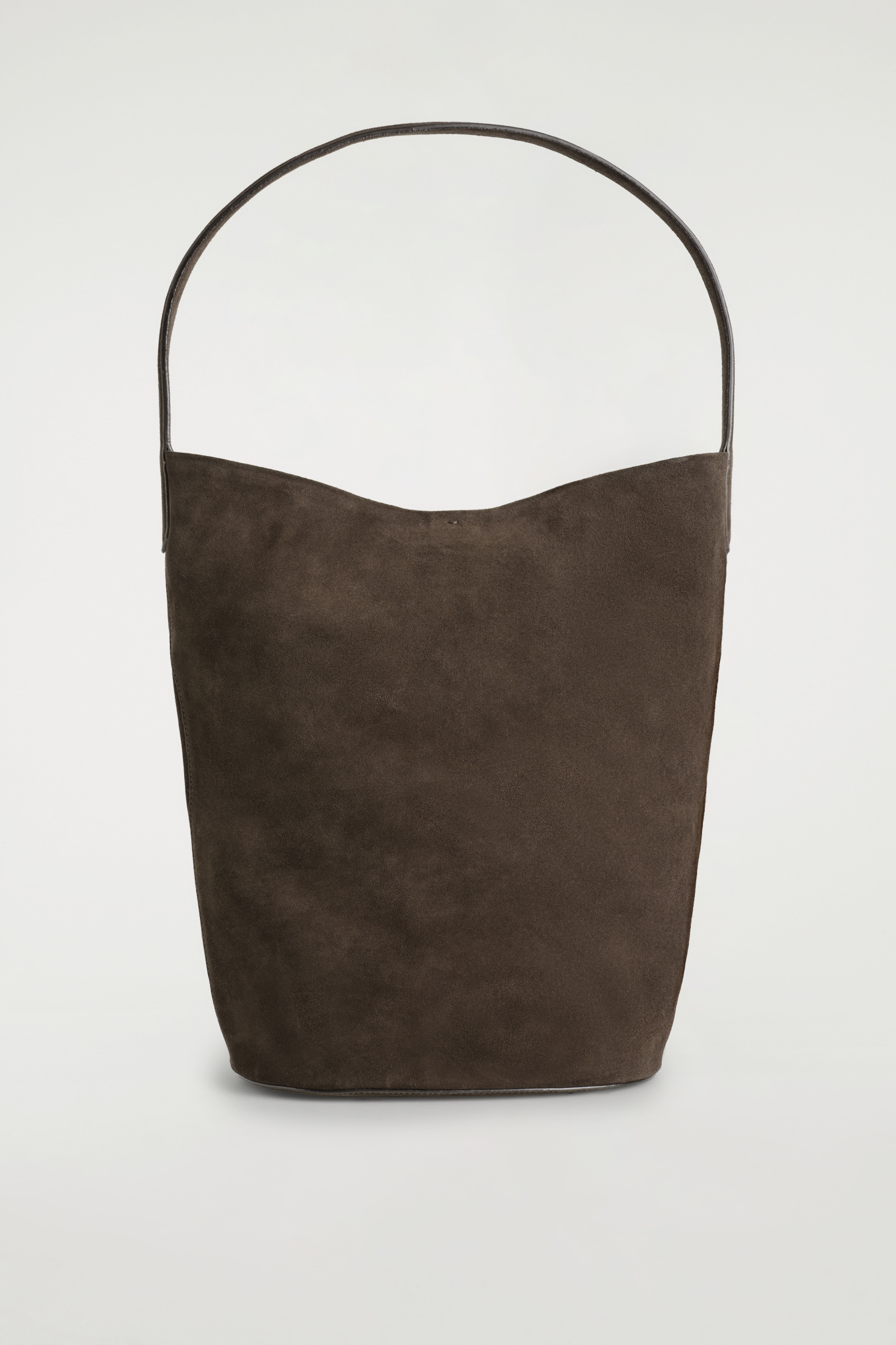 PARADIGM TOTE BAG - VELOURSLEDER - DUNKELBRAUN