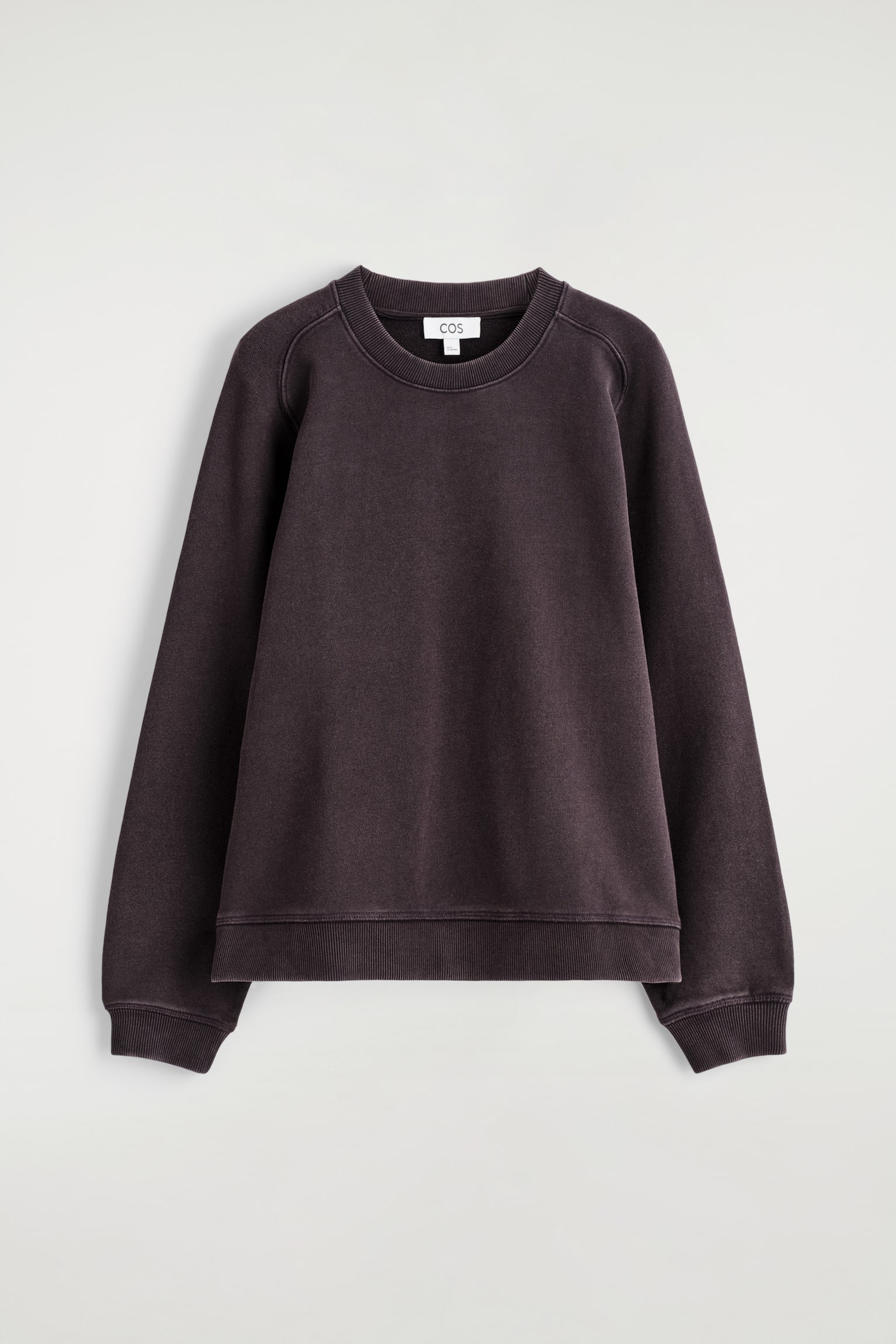 SWEAT EN COTON - VIOLET FONCÉ - 2