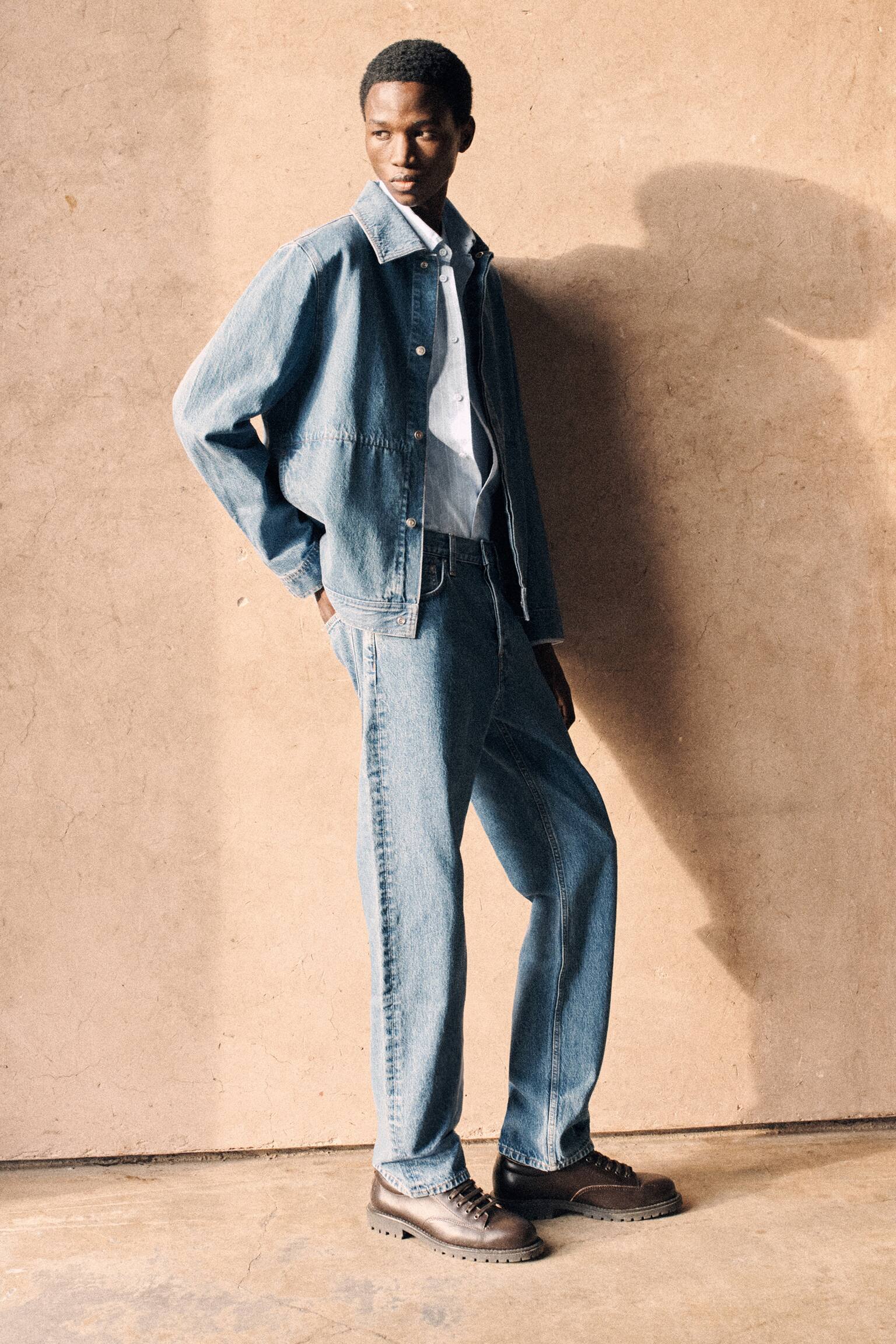 Signature - normaalimalliset suoralahkeiset farkut - Sininen/Pesty musta - 6