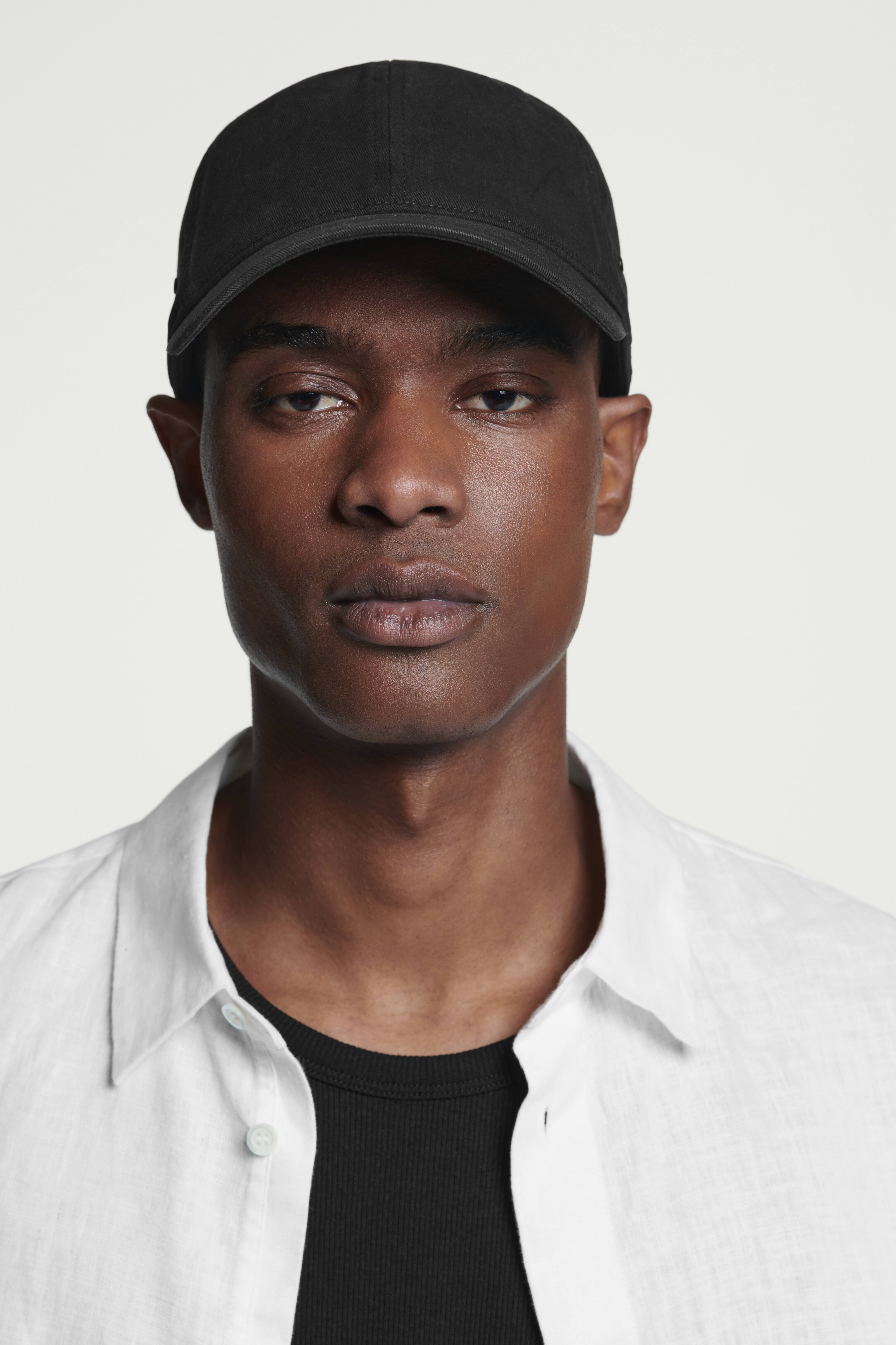 CAPPELLO DA BASEBALL IN TWILL DI COTONE - NERO