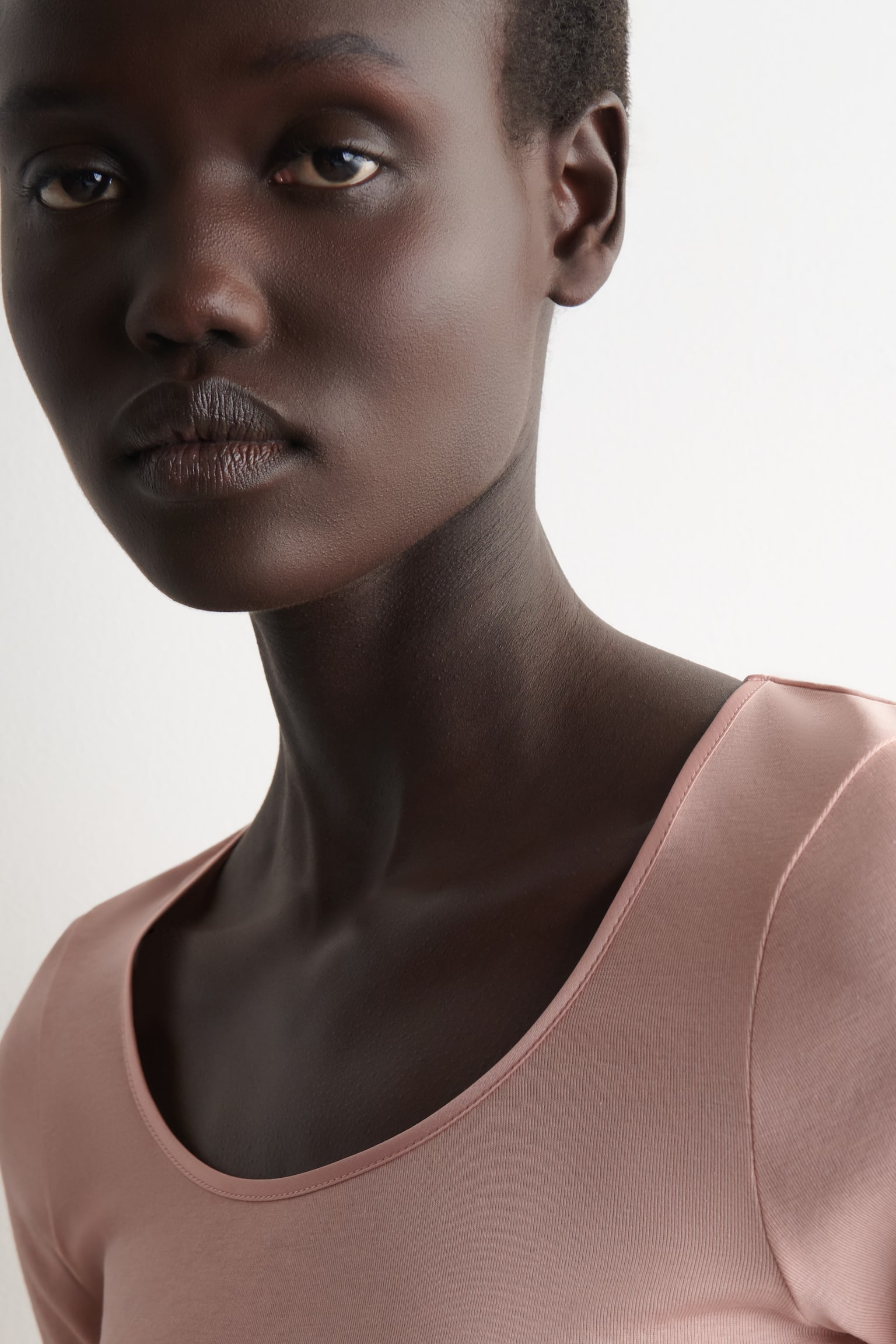 LANGARMSHIRT AUS BAUMWOLLJERSEY - ROSA/SCHWARZ - 4