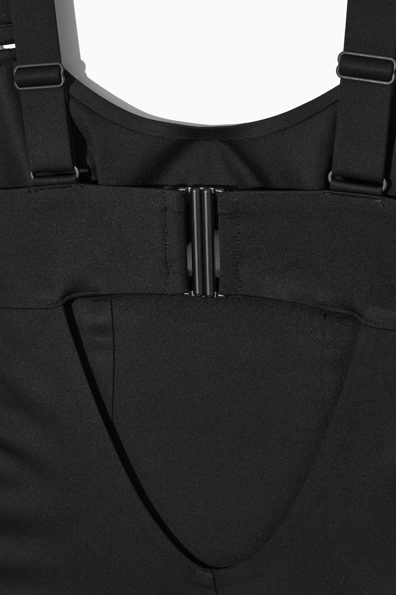 CUT-OUT SCOOP-NECK SWIMSUIT - BLACK - 3