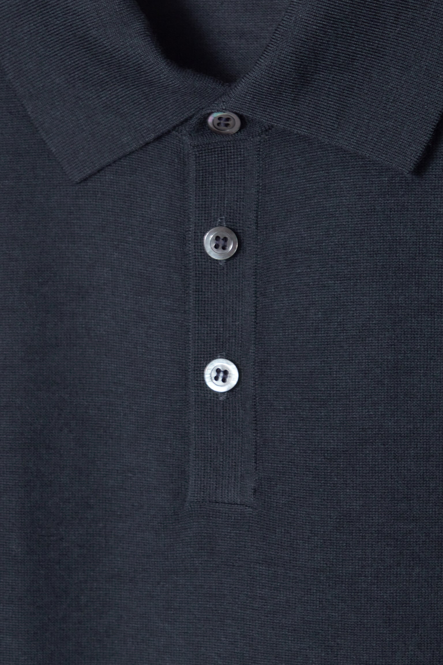 SLIM MERINO WOOL POLO SHIRT - NAVY/BLACK/BROWN/DUSTY BLUE - 7