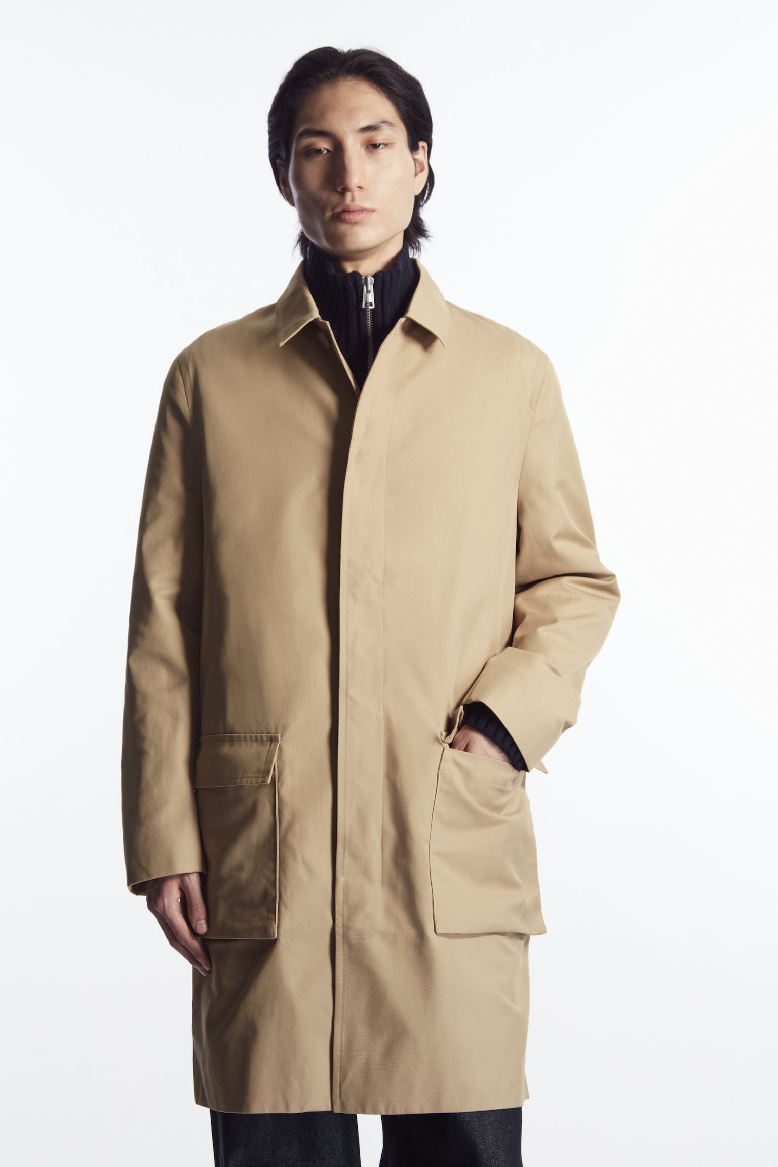 UTILITY CAR COAT - BEIGE - 1