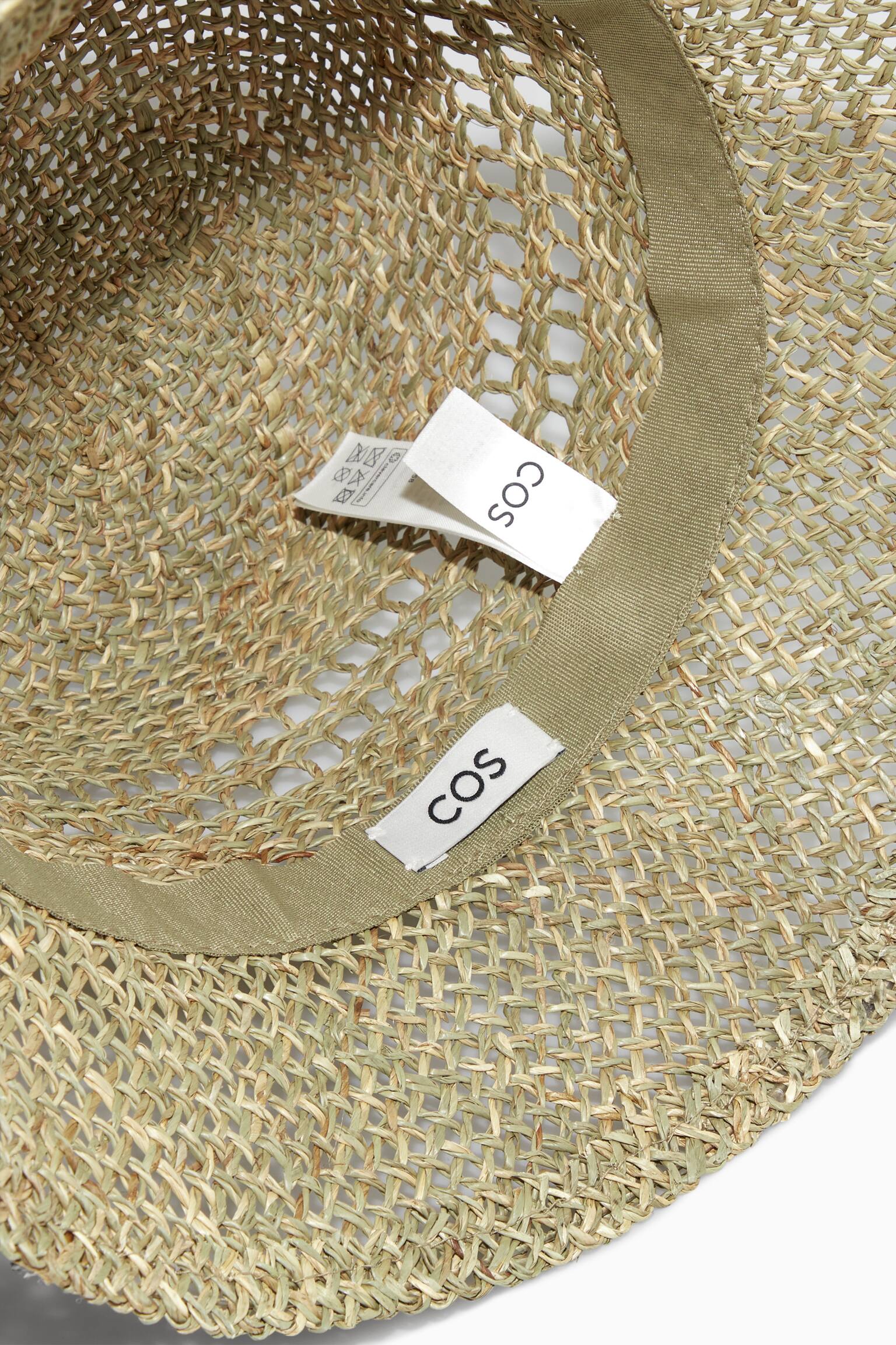 STRAW BUCKET HAT - BEIGE / STRAW - 2