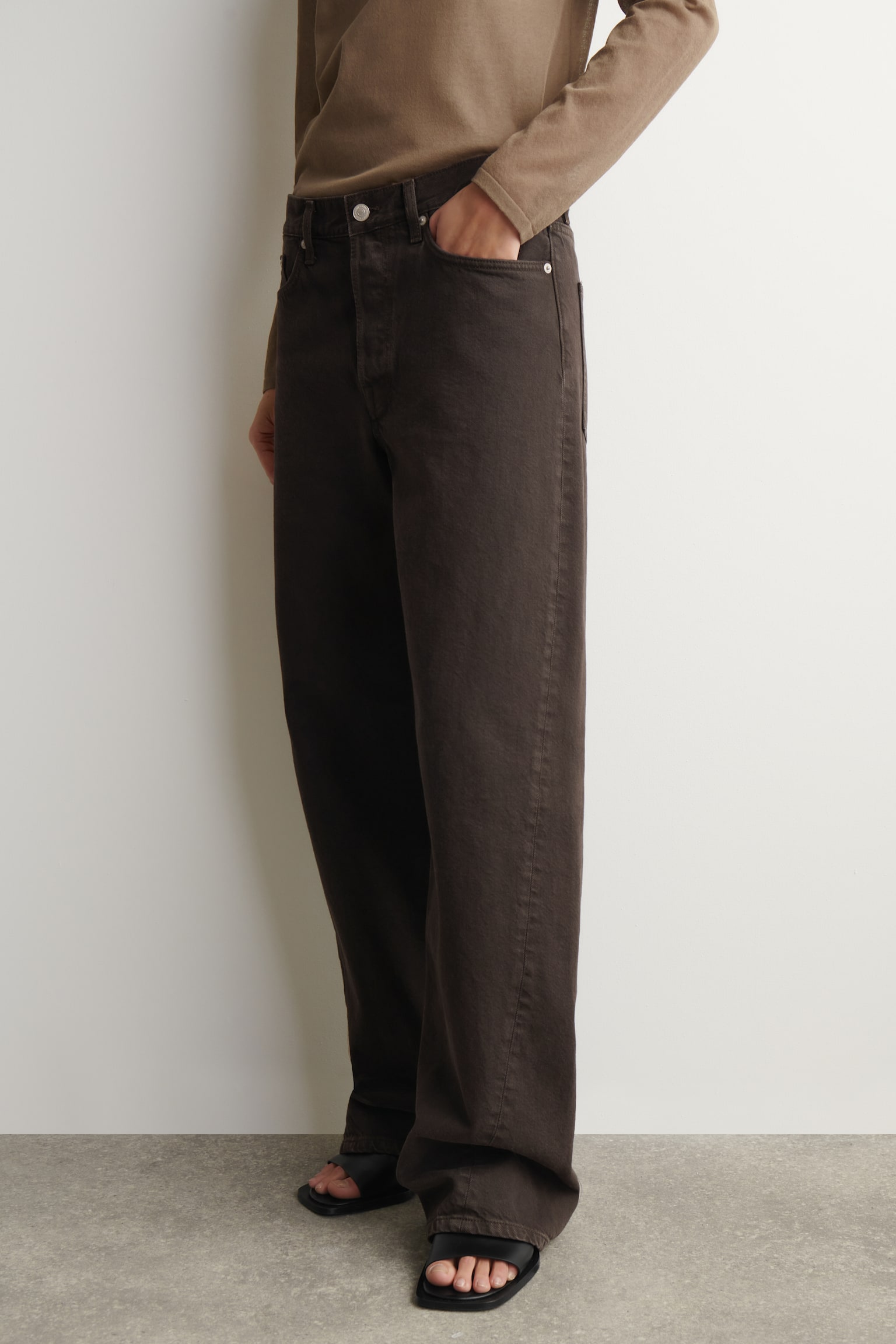 FACADE JEANS MIT GERADEM BEIN - BRAUN/BLAU/Blau - 10