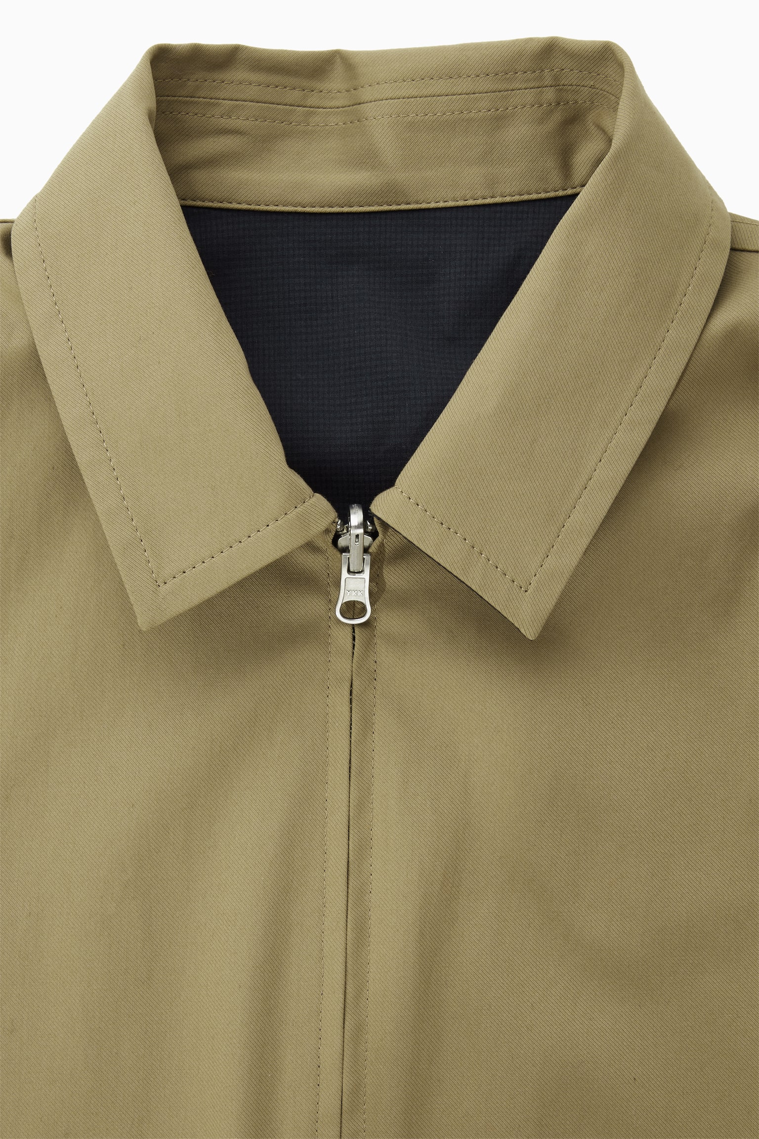 REVERSIBLE HARRINGTON JACKET - NAVY / CAMEL - 2