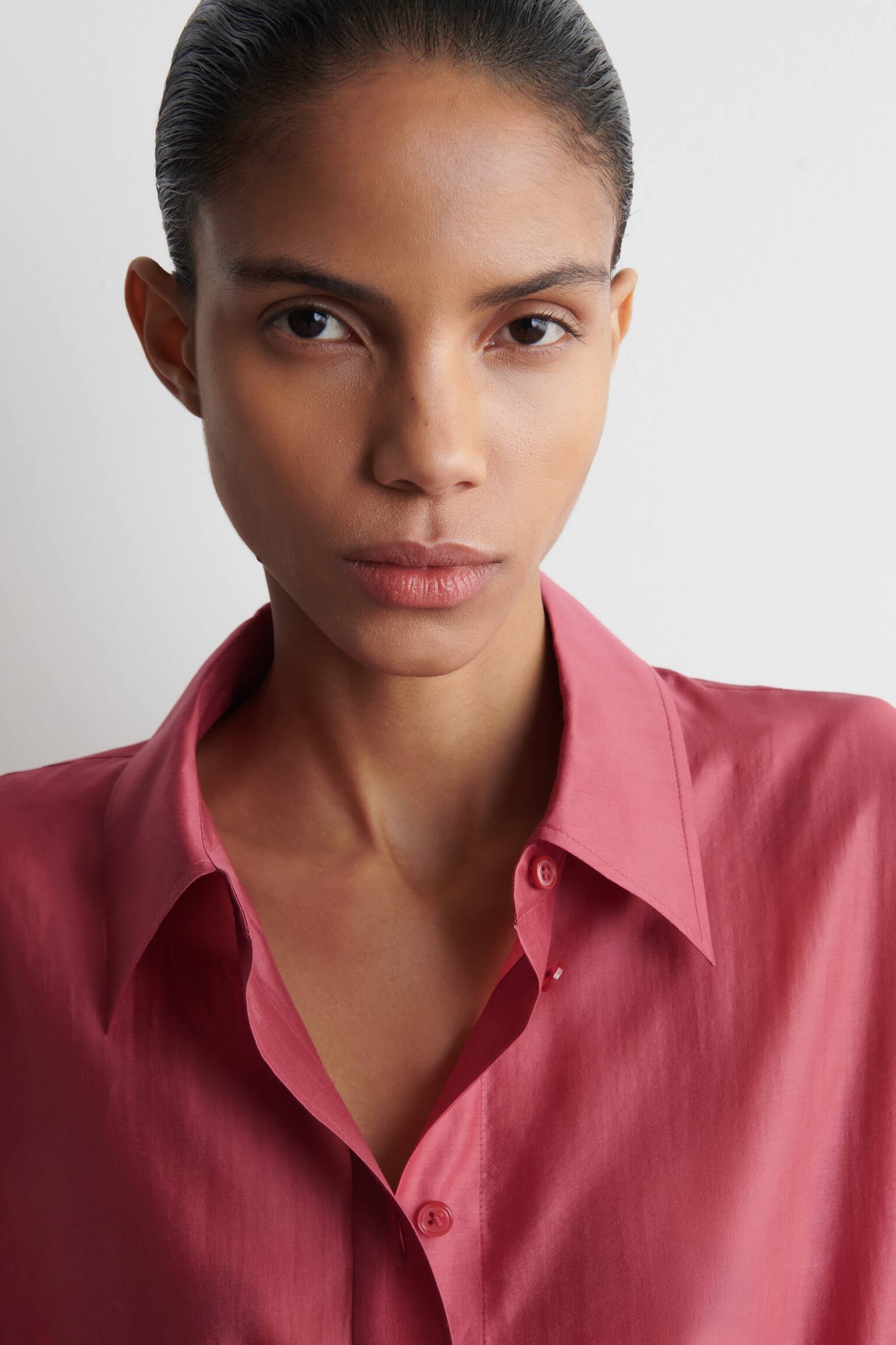 CHEMISE DIAPHANE - Rose foncé - 5