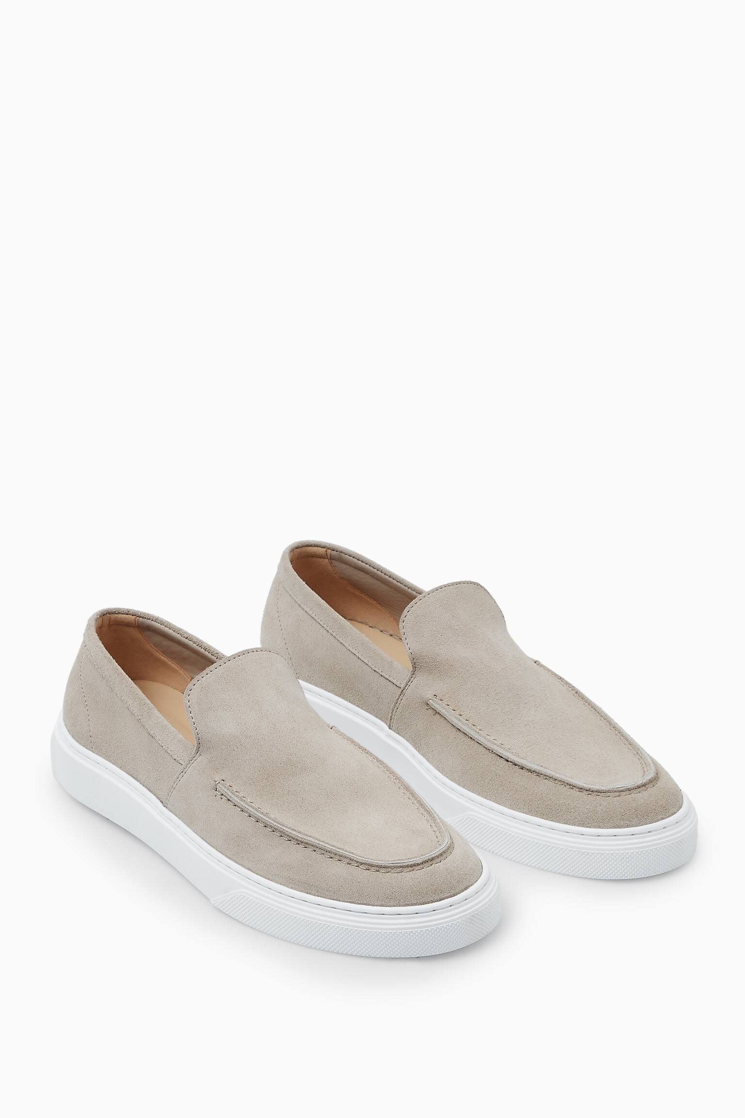 SUEDE LOAFERS - SAND BEIGE - 5