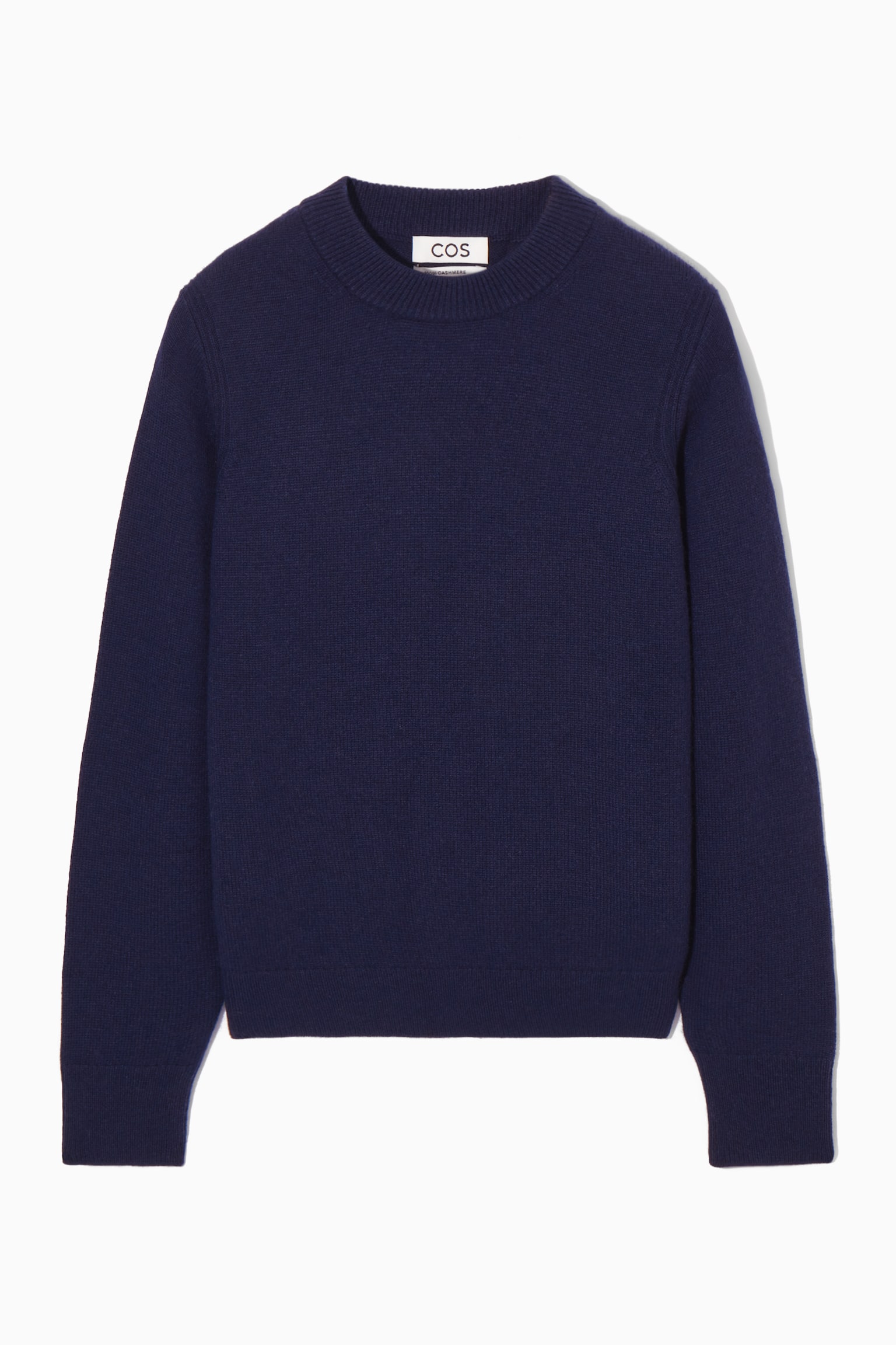 PURE CASHMERE JUMPER - NAVY/DARK GREY/BLACK - 1