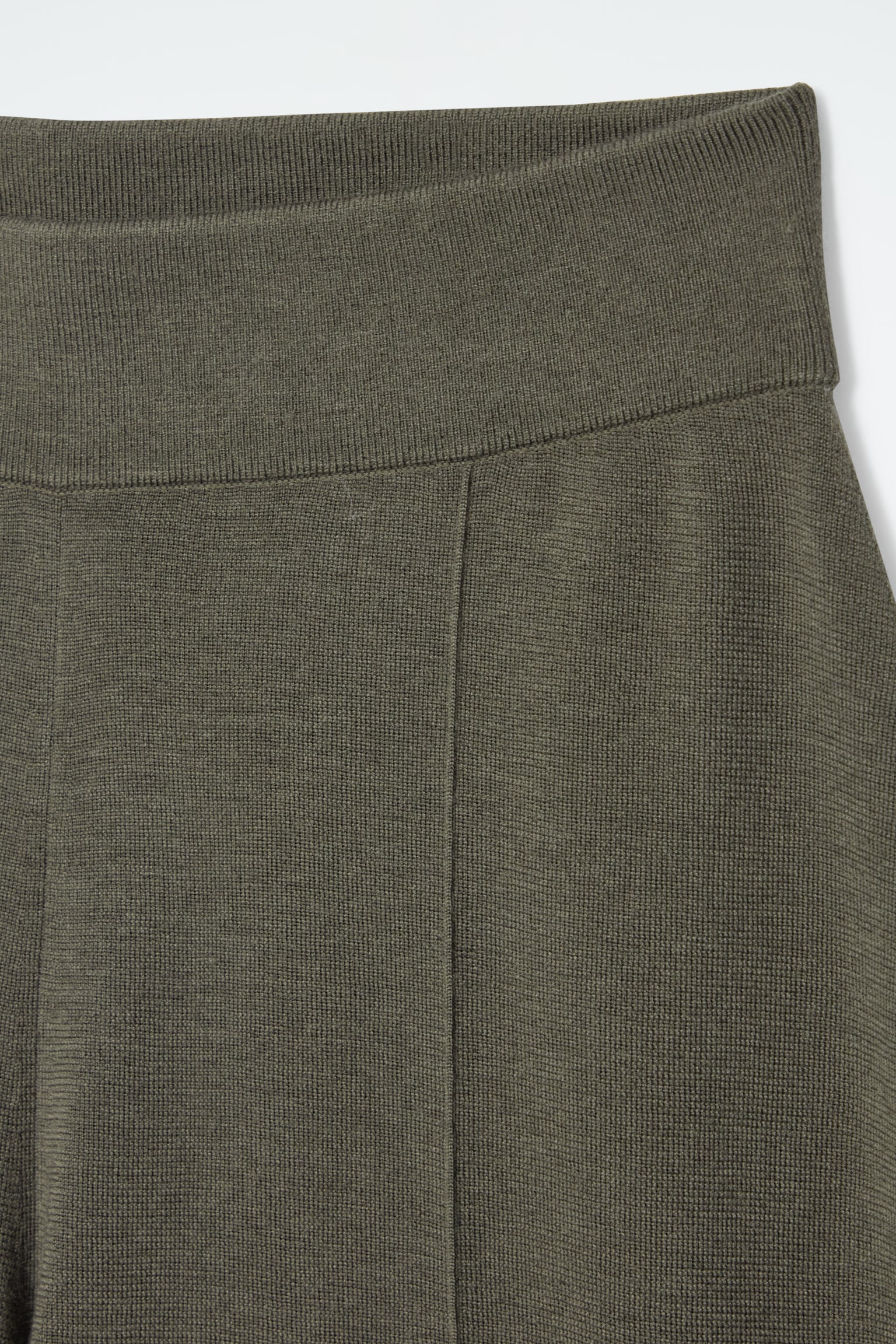 MERINO WOOL CULOTTES - DARK KHAKI/BLACK/BEIGE - 3