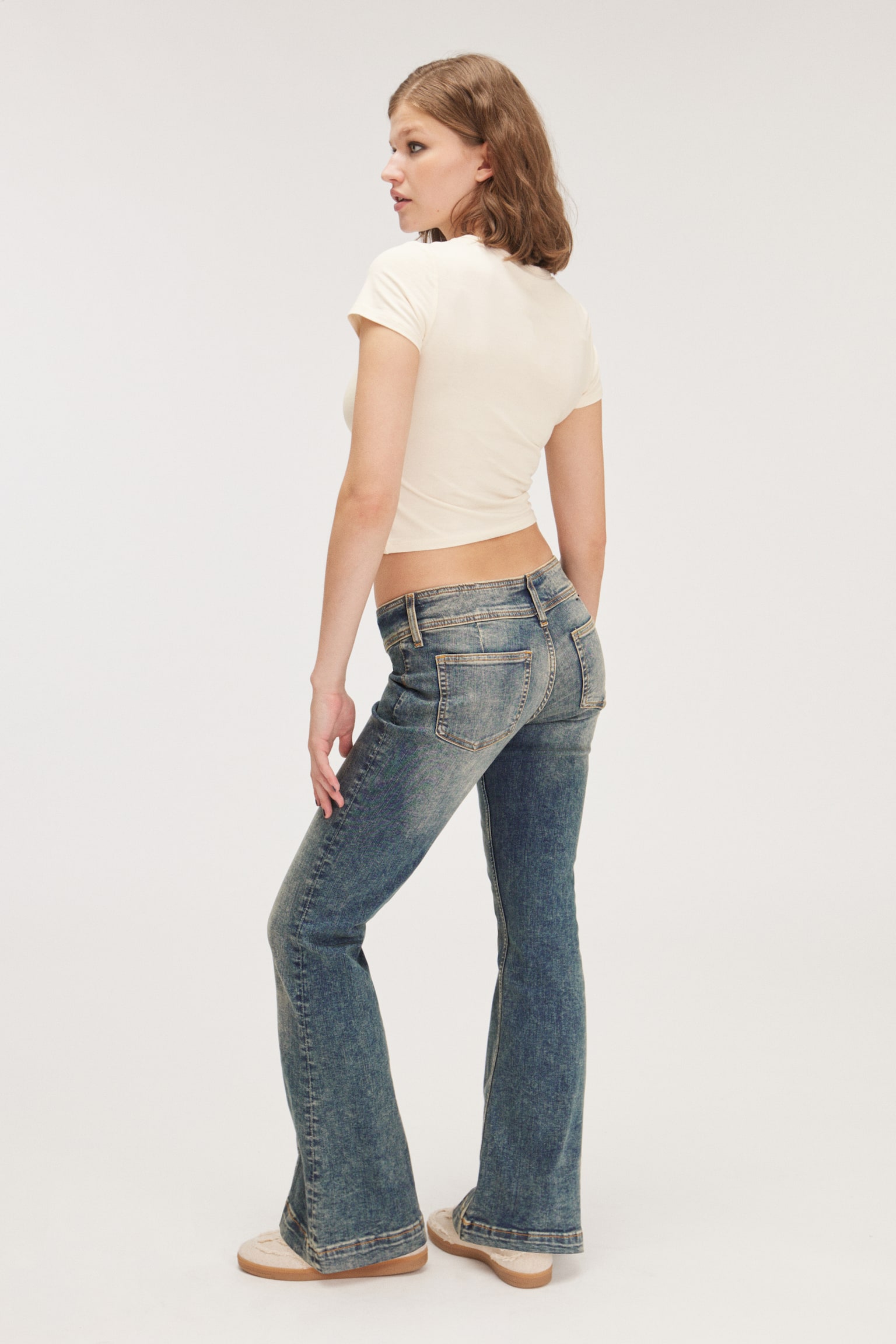 Nicole Low Bootcut-jeans - Blå - 6