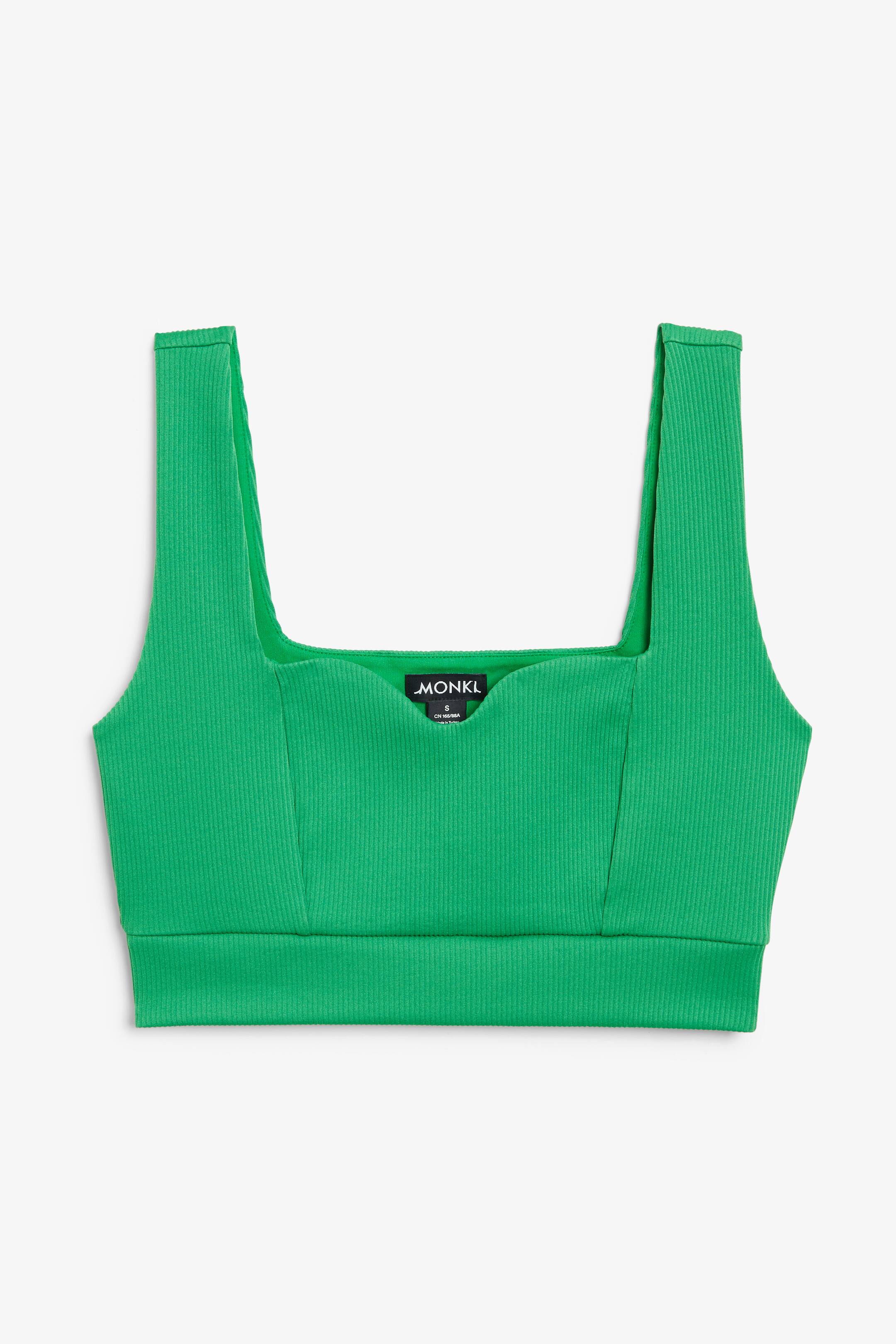 cropped-ribbed-singlet-green-ladies-h-m-gb