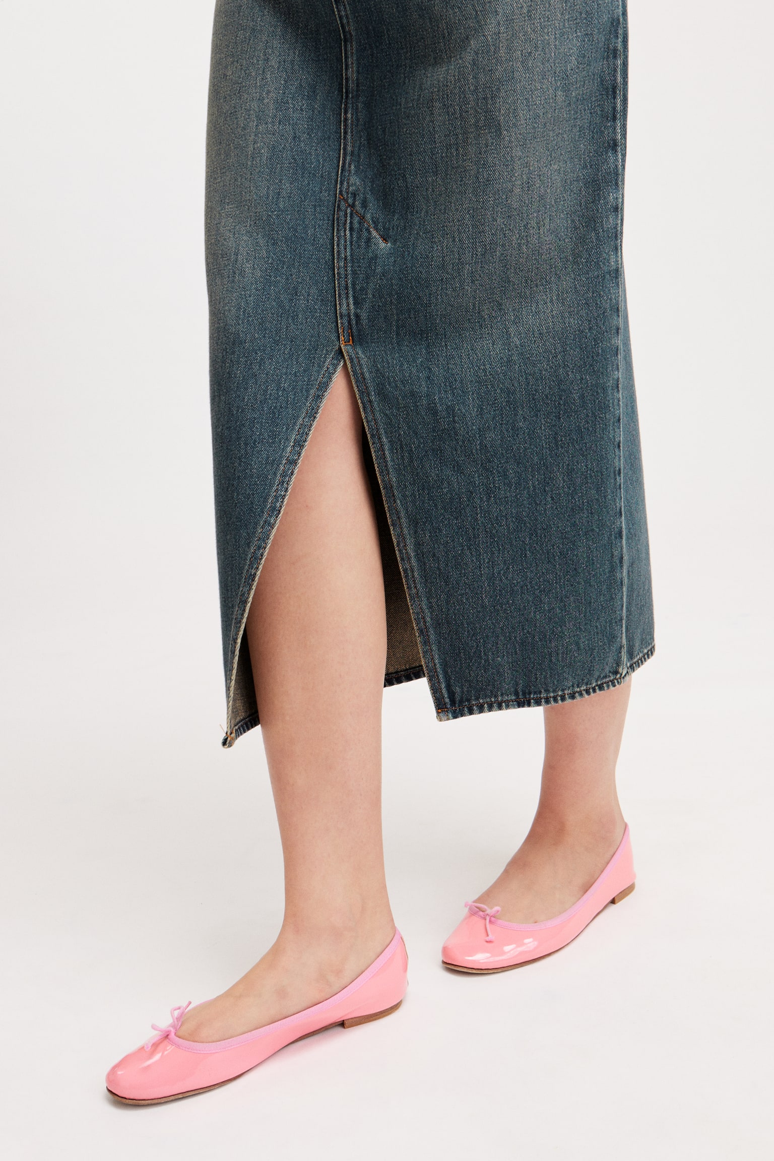 Midi denim skirt - Blue/Black/Mid blue/Classic blue/Grey - 4